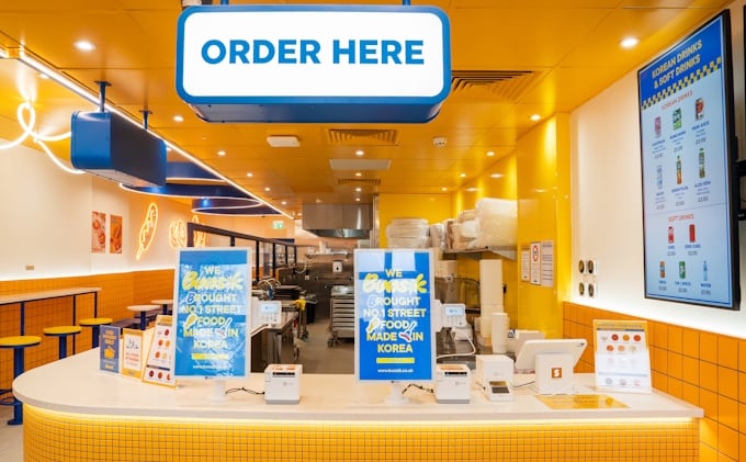 Bunsik front counter at the Trafford Cente