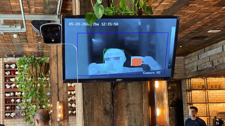 Manchester bar and restaurant instals forehead temperature scanners for post lockdown reopening