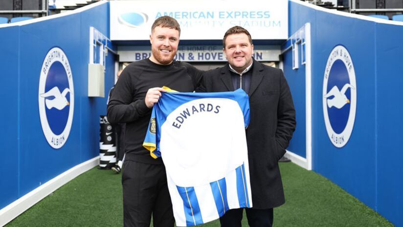 Etch chef Steven Edwards to launch more casual venture at Brighton’s American Express Stadium
Etch chef Steven Edwards will launch a more casual venture at Brighton & Hove Albion Football Club this spring.
BITES by Steven Edwards follows the success of the Masterchef: The Professionals winner’s more exclusive The Tunnel Club, in which diners are able to watch players as they prepare to step onto the pitch.