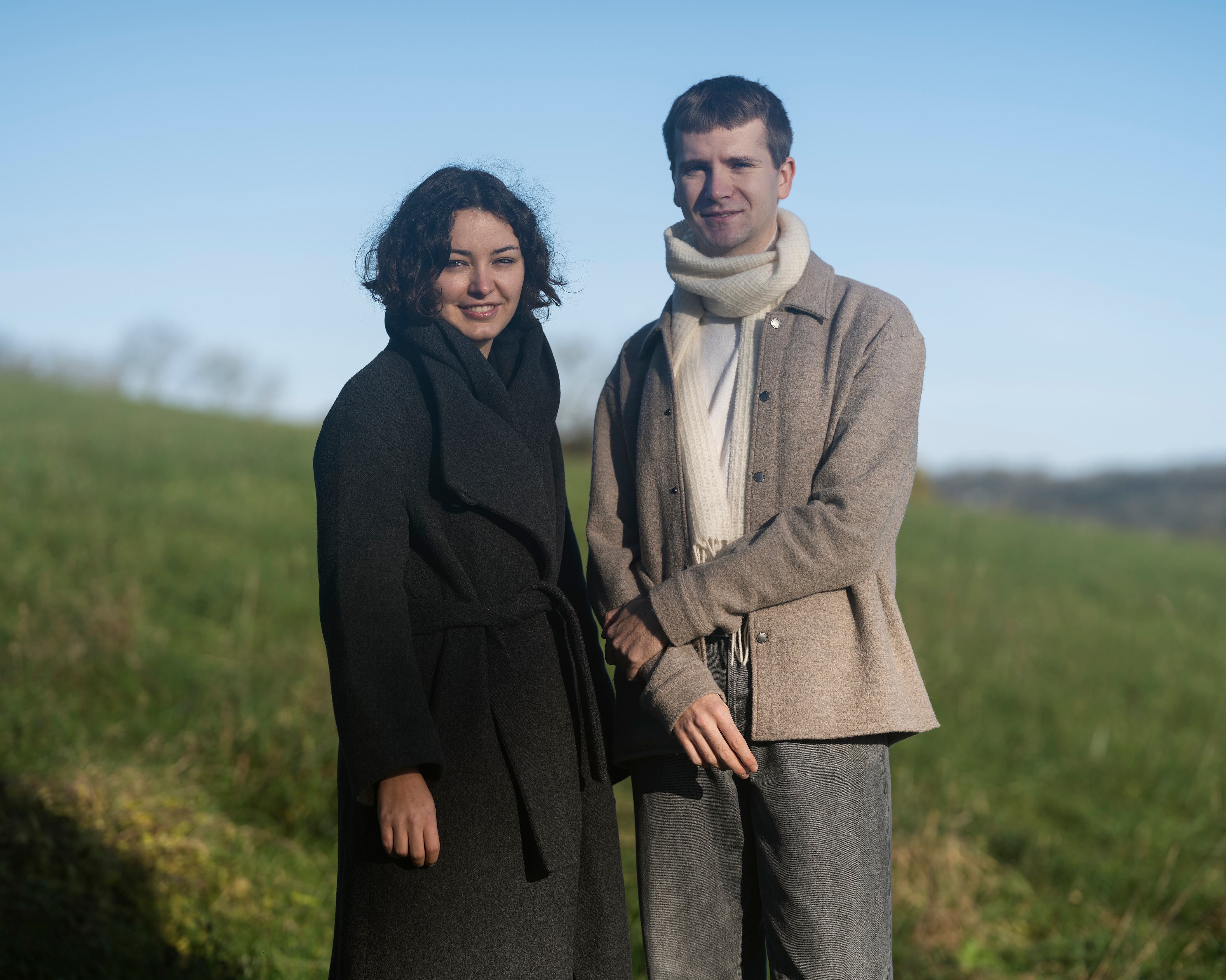 Caitlin Owens and Paul Glade from Fowlescombe Farm