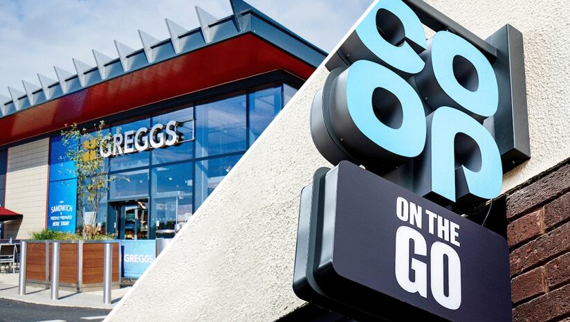 Greggs and Co-op On The Go