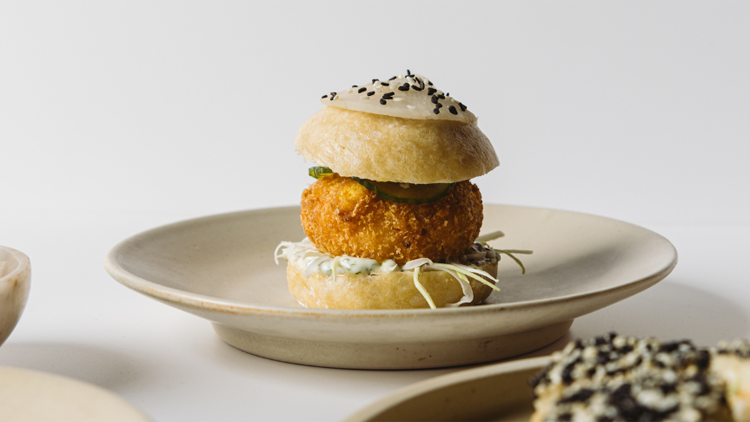 Tonkatsu pork bao from Extra_Ordinary restaurant