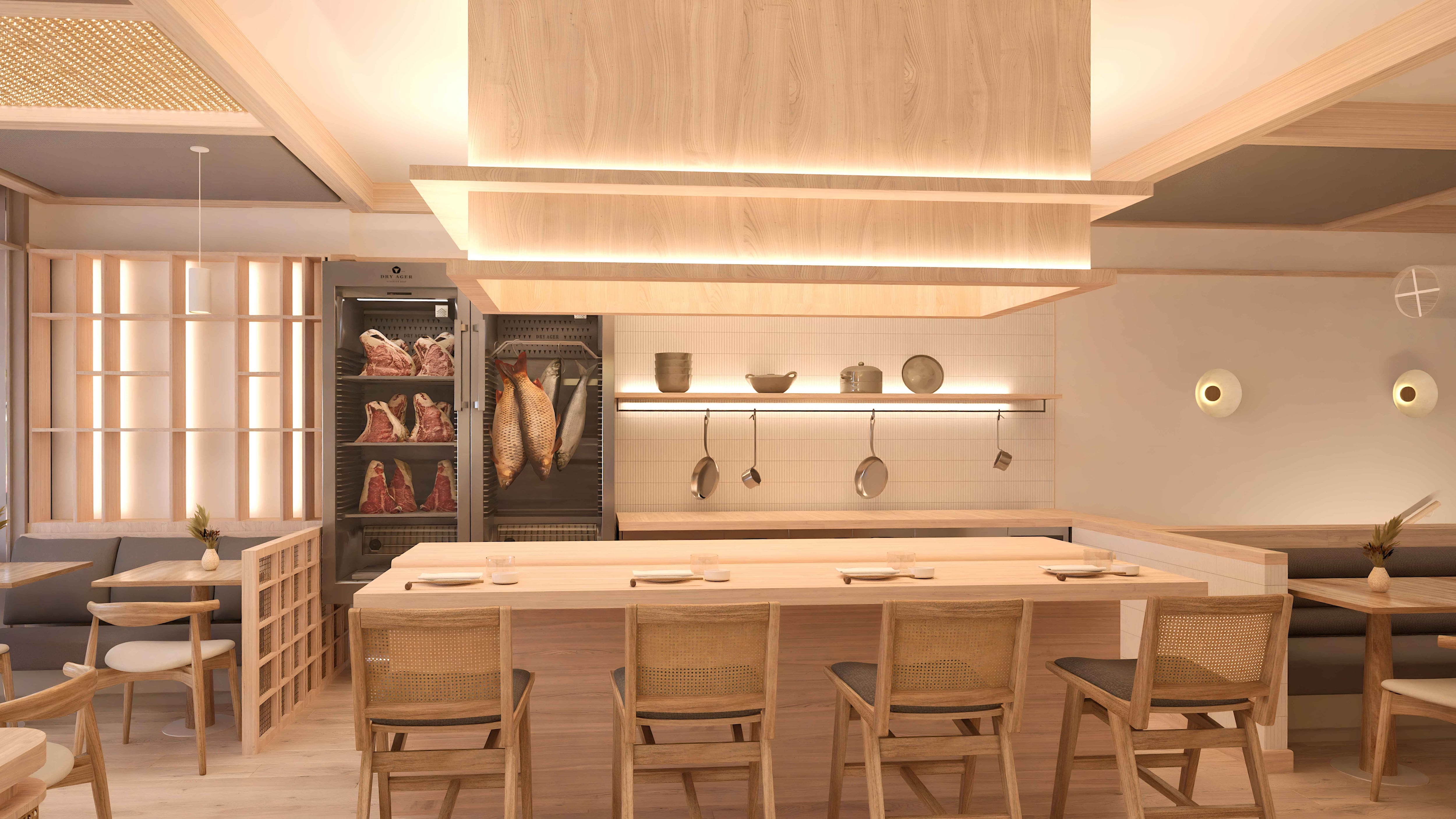 SUMI interior Notting Hill render