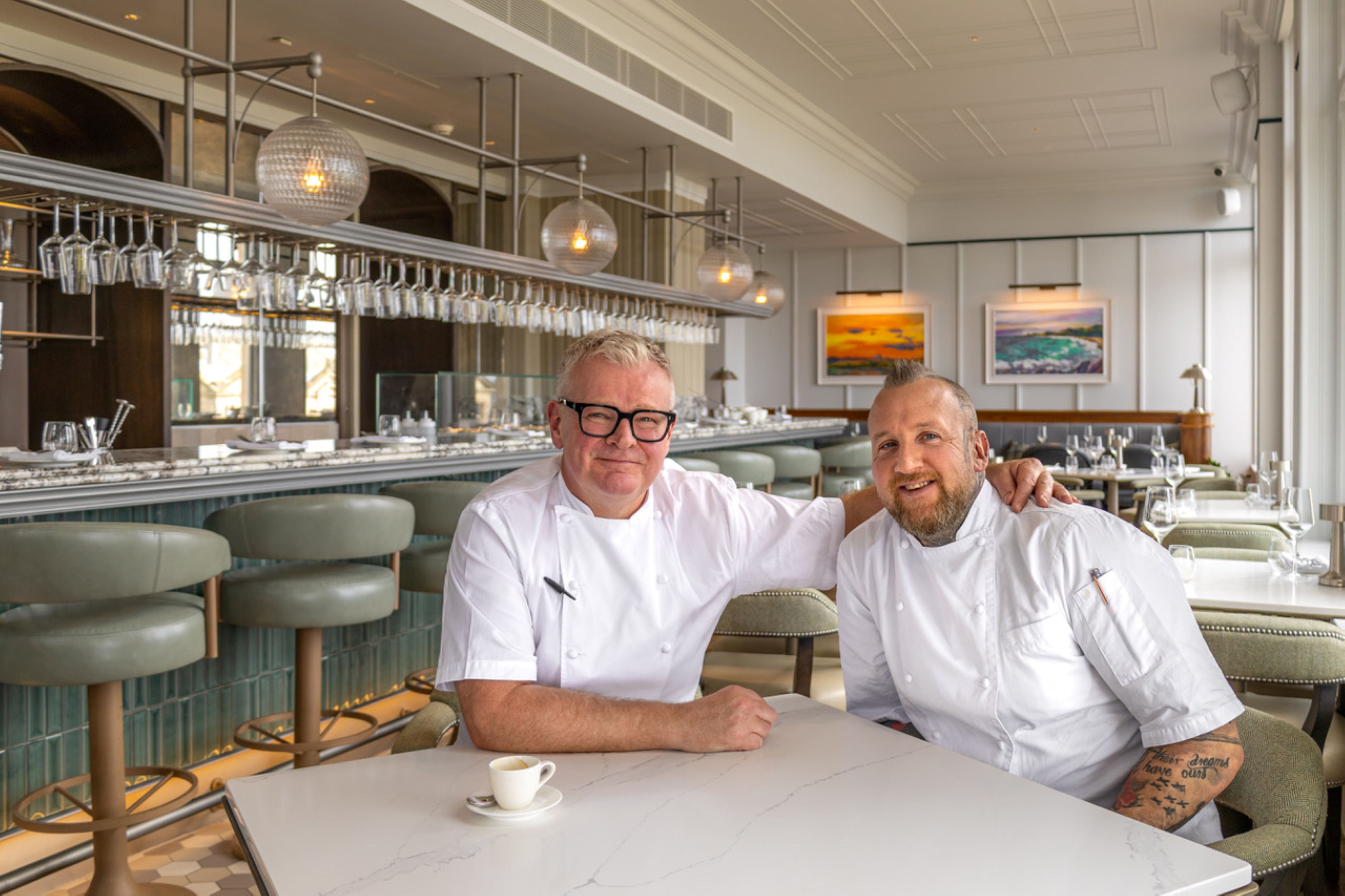 Roy Brett and Lee Murdoch