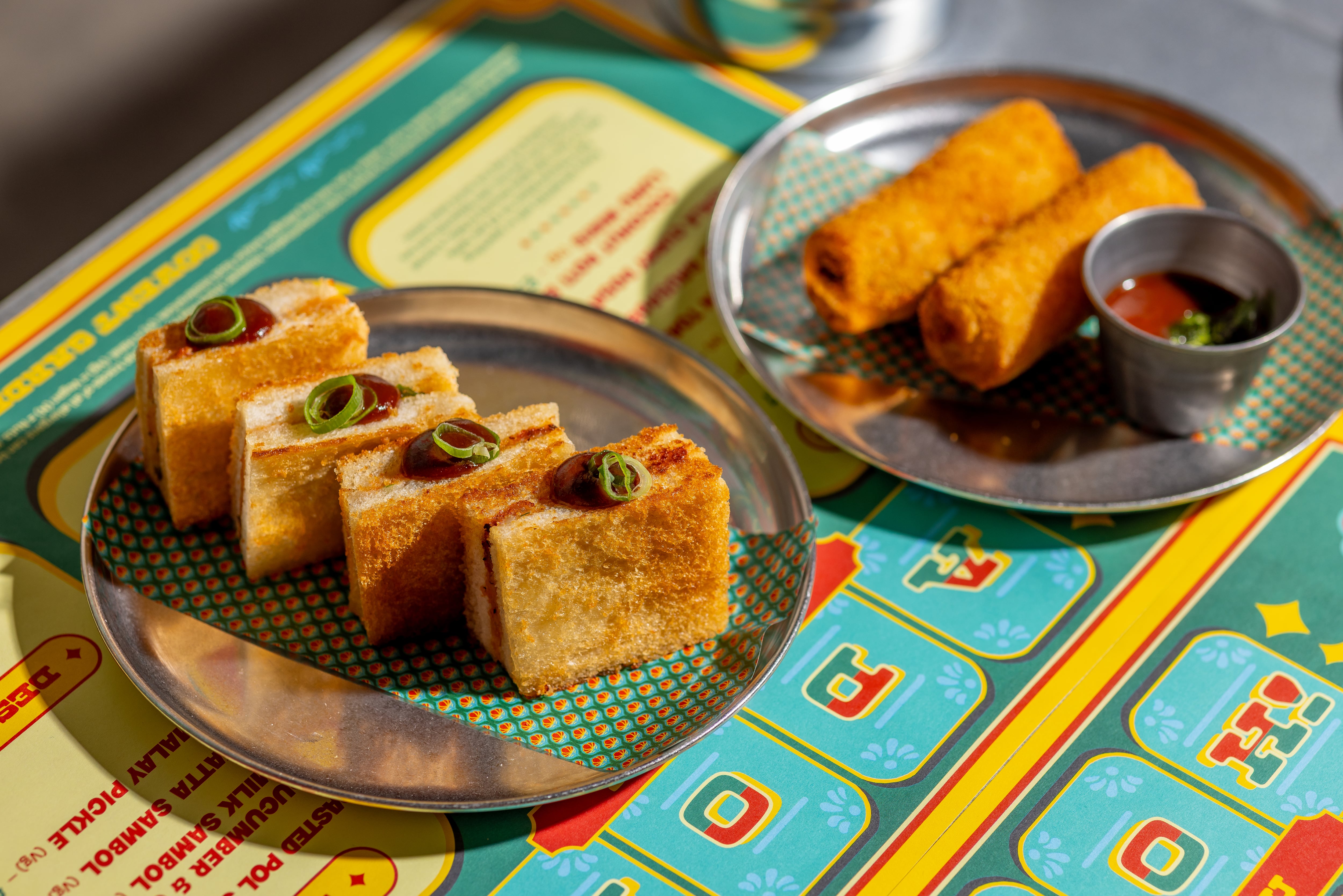 Chilli Prawn Toast and Mutton Roll at ADOH! restaurant
