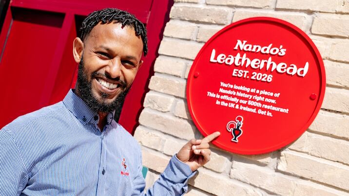 Nando’s reaches 500-site milestone with Leatherhead opening