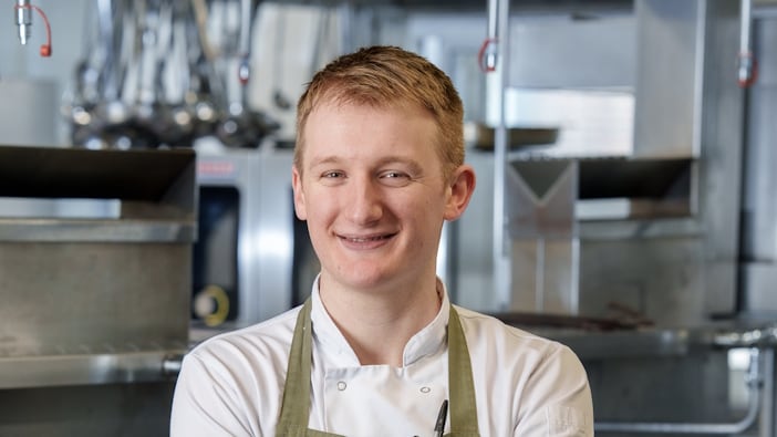 Brockington, who is the head chef and owner of Gather in Totnes, Devon, won the 2026 Roux Scholarship yesterday (13 April) at the final held at Waterside Inn in Bray, Berkshire.