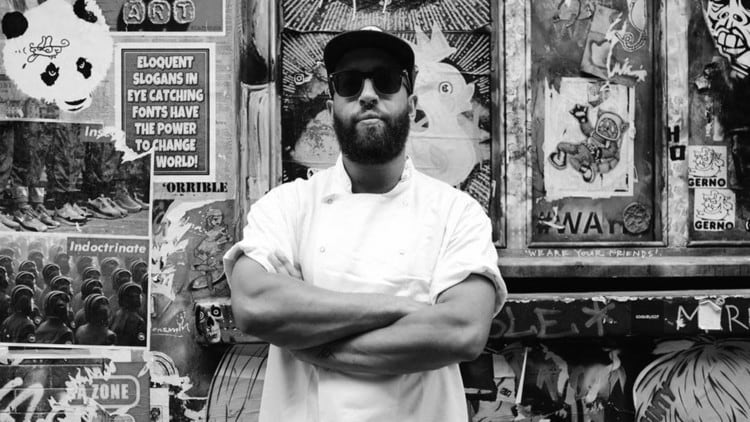Flash-grilled: James Cochran