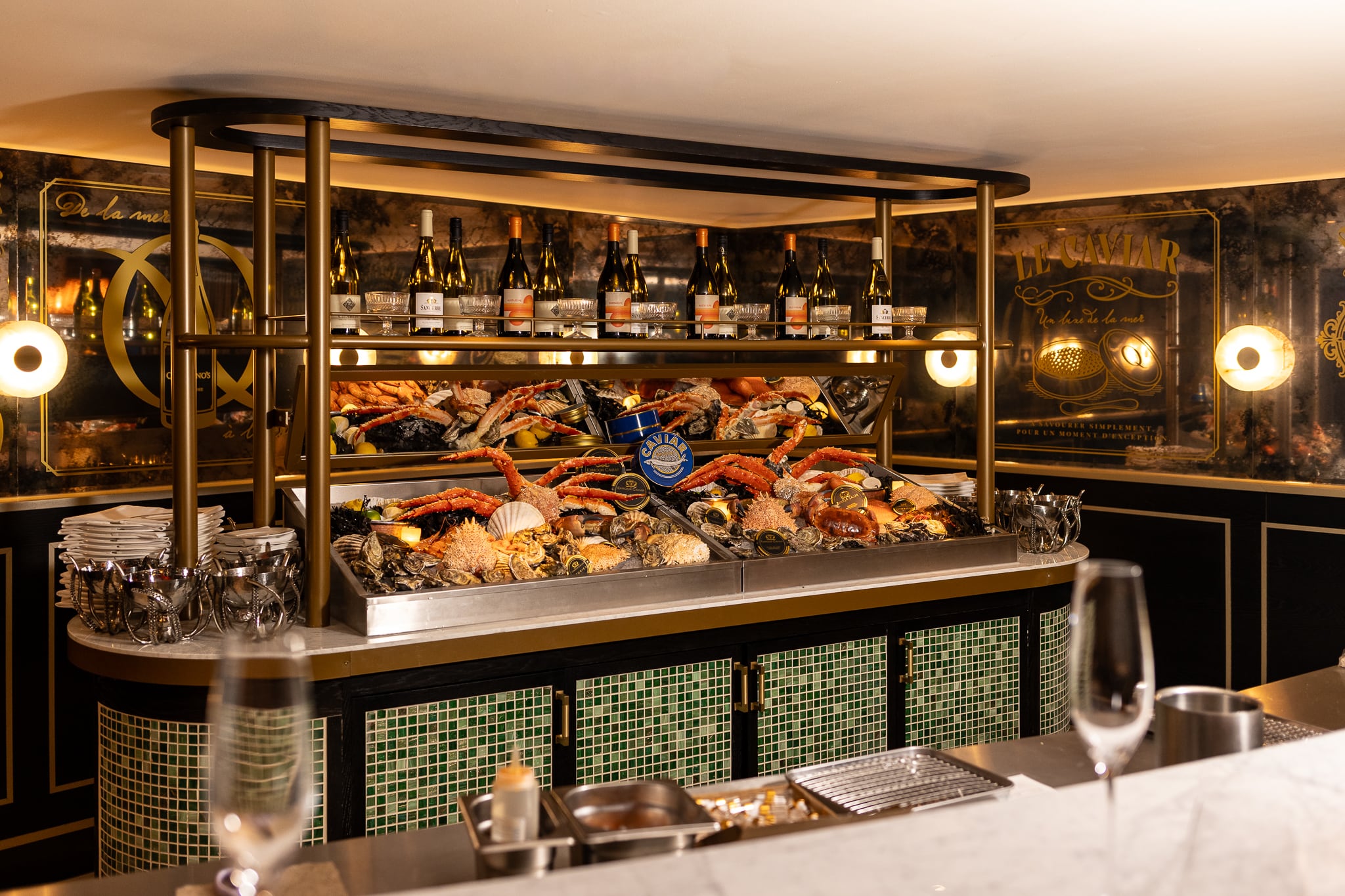 Quaglino's seafood counter