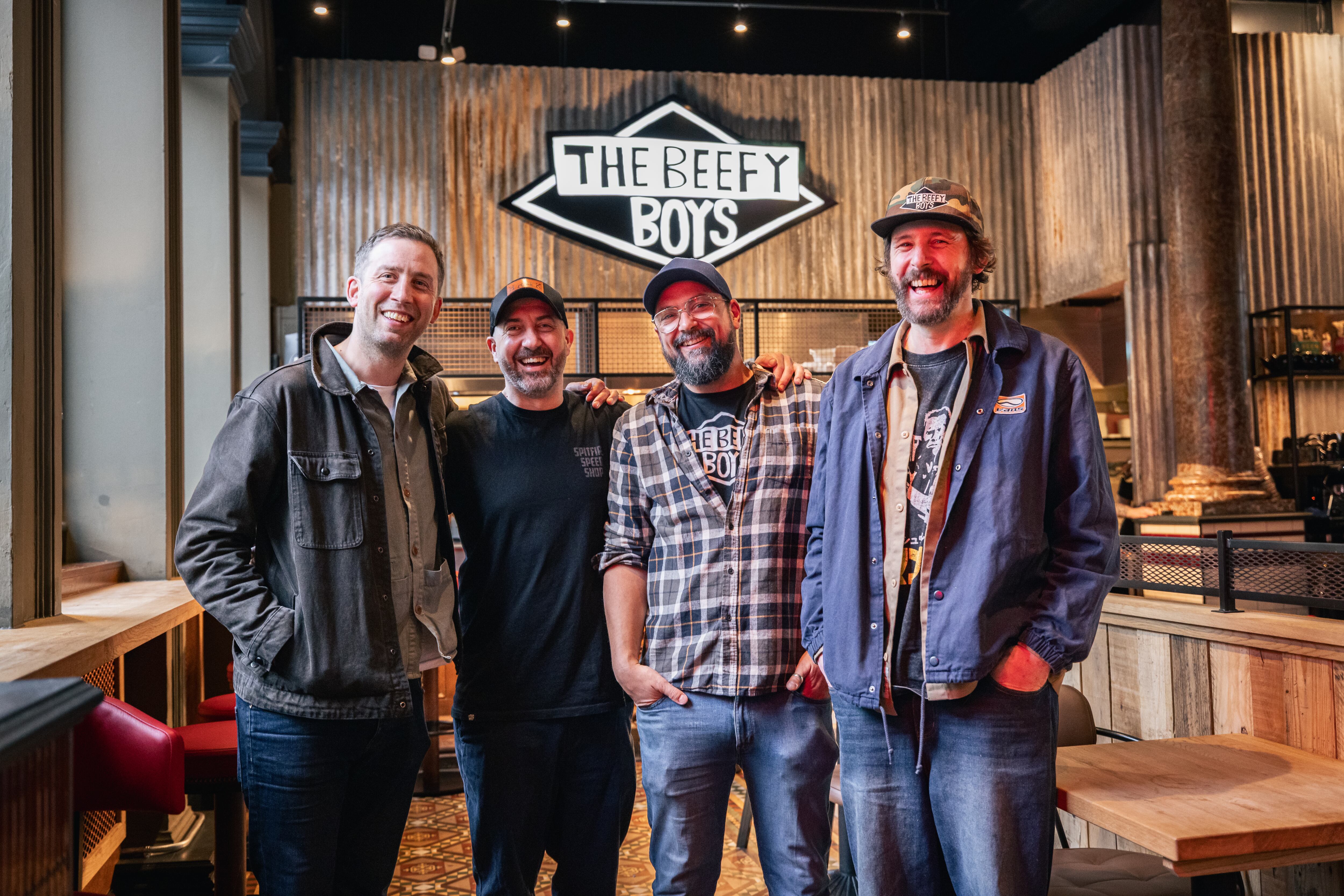 The Beefy Boys – Anthony ‘Murf’ Murphy, Daniel Mayo-Evans, Christian Williams and Lee Symonds