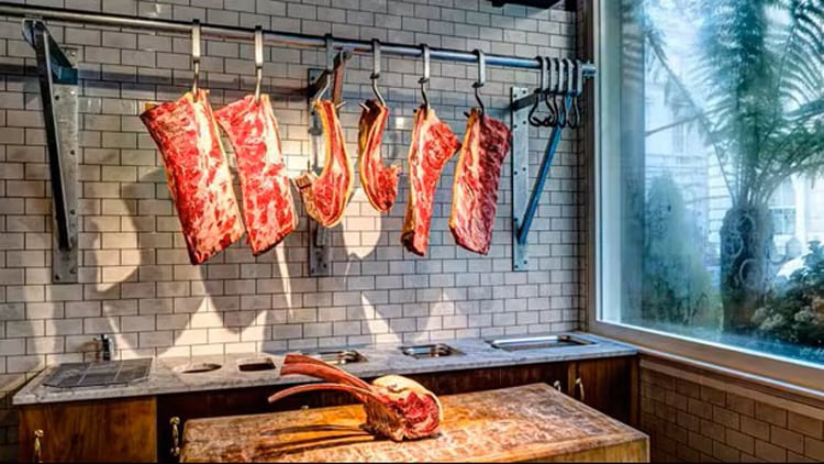 Flat Iron butcher’s shop