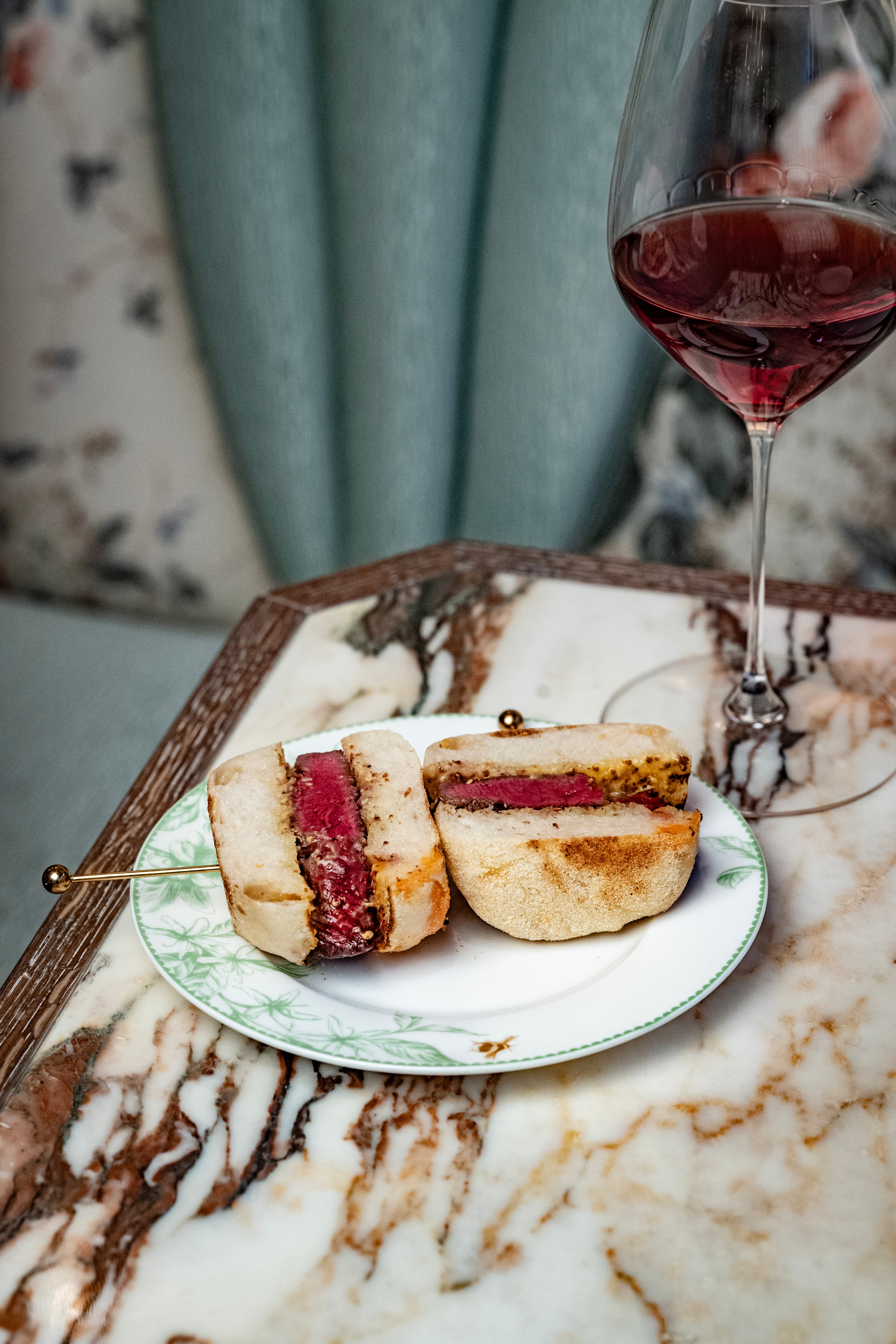 Lilibet's prego fillet steak sandwich