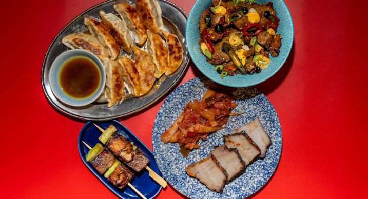 Dishes from Uncle Tigers opening night