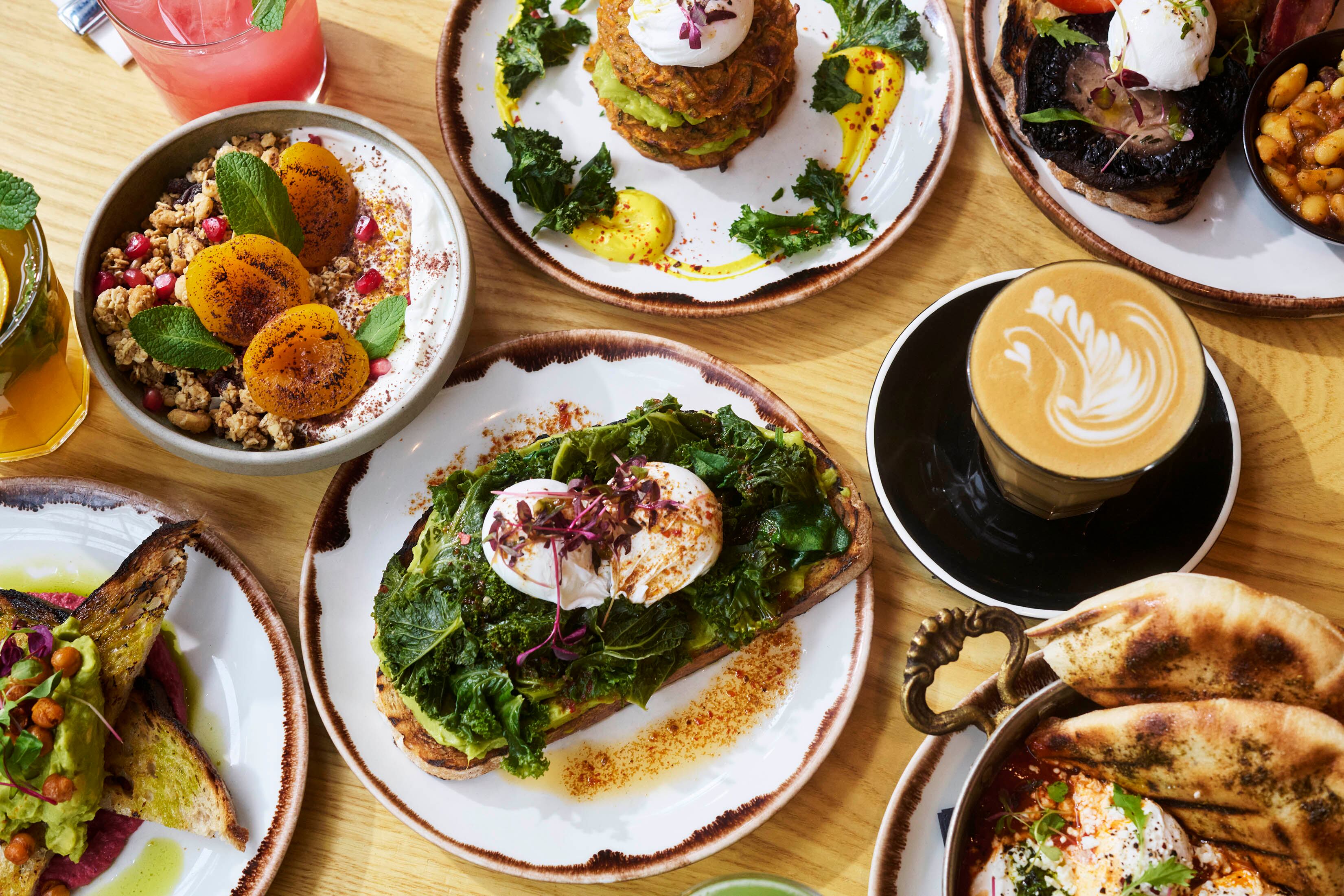A selection of eastern Mediterranean dishes at Brother Marcus
