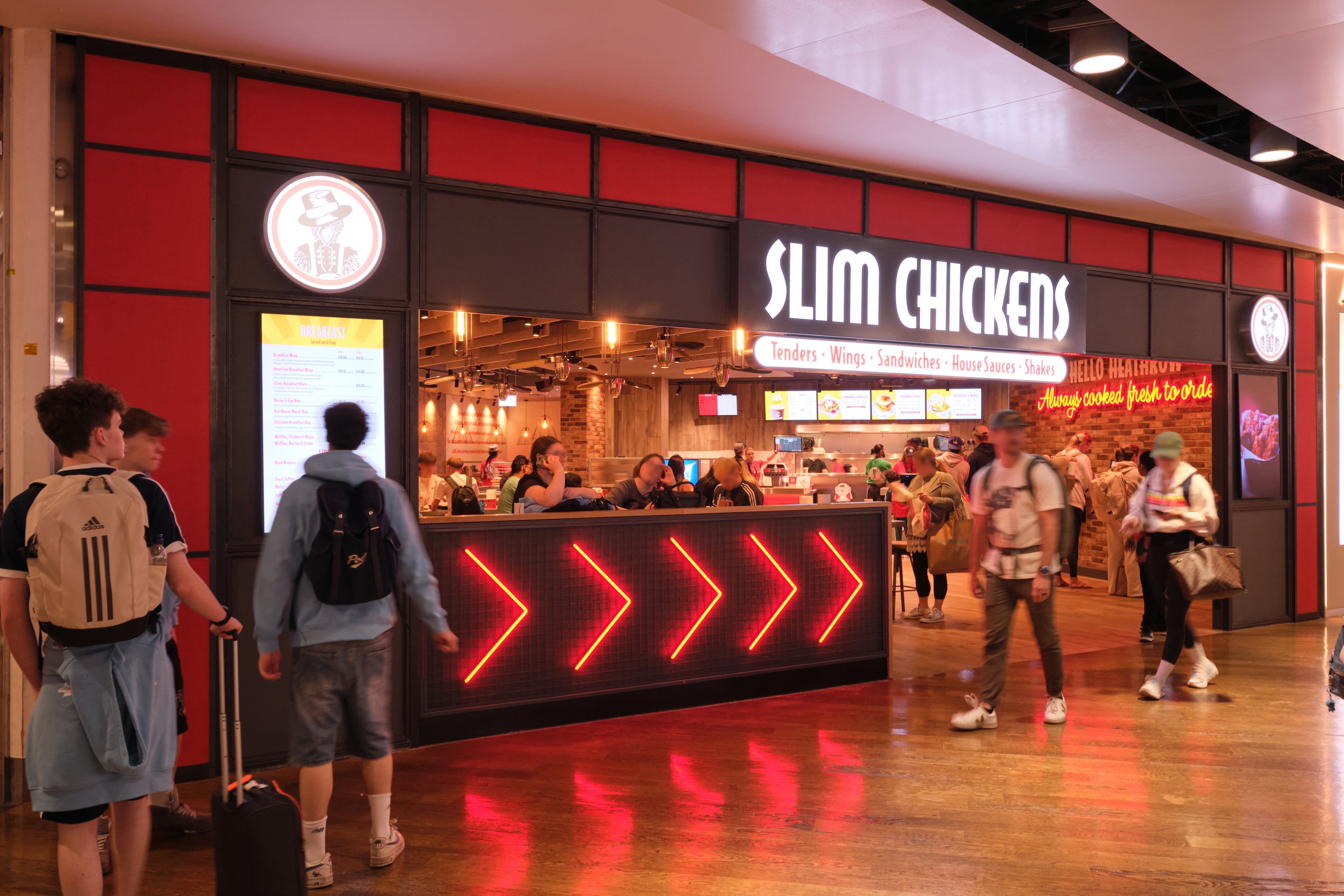 Slim Chickens Heathrow airport