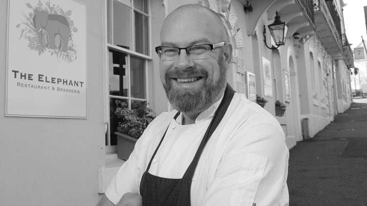 Flash-grilled: Simon Hulstone