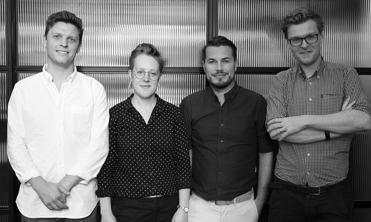The grand crew: four people shaking up wine in restaurants