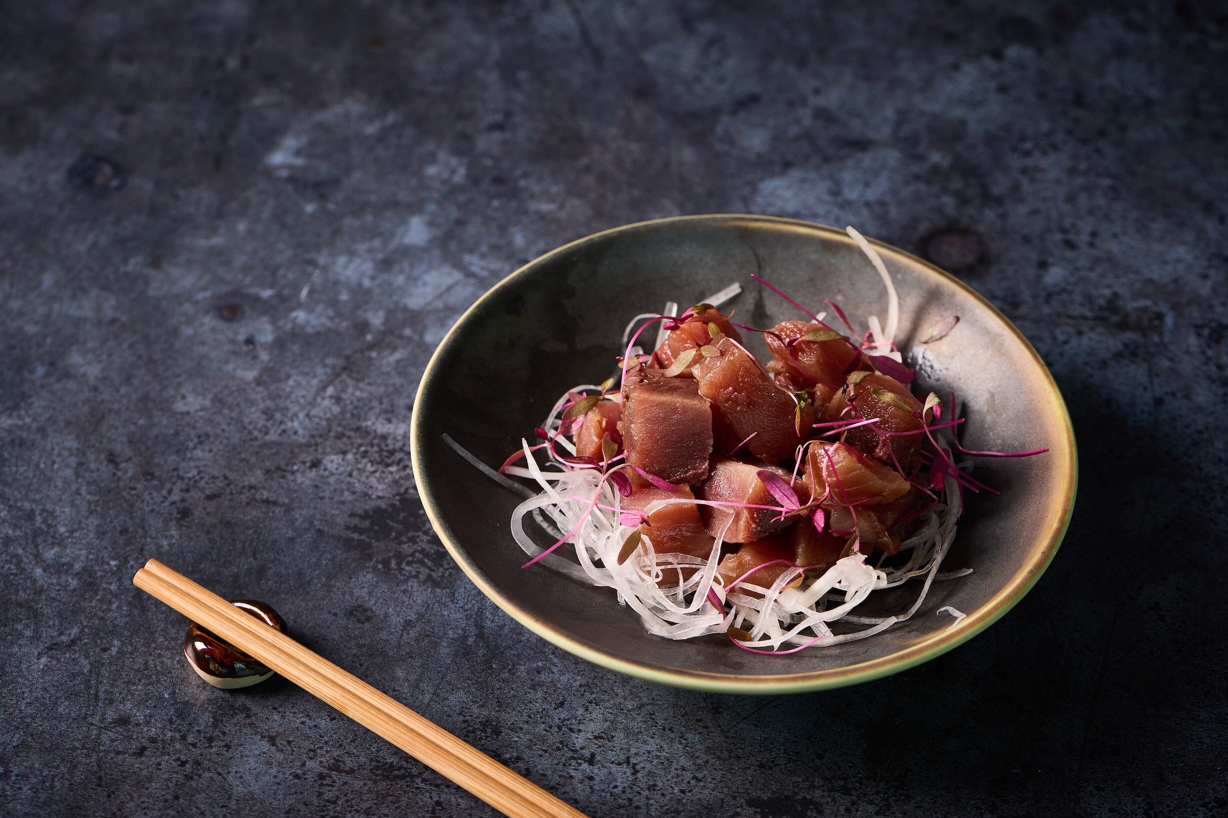 A tuna dish at Miokuru