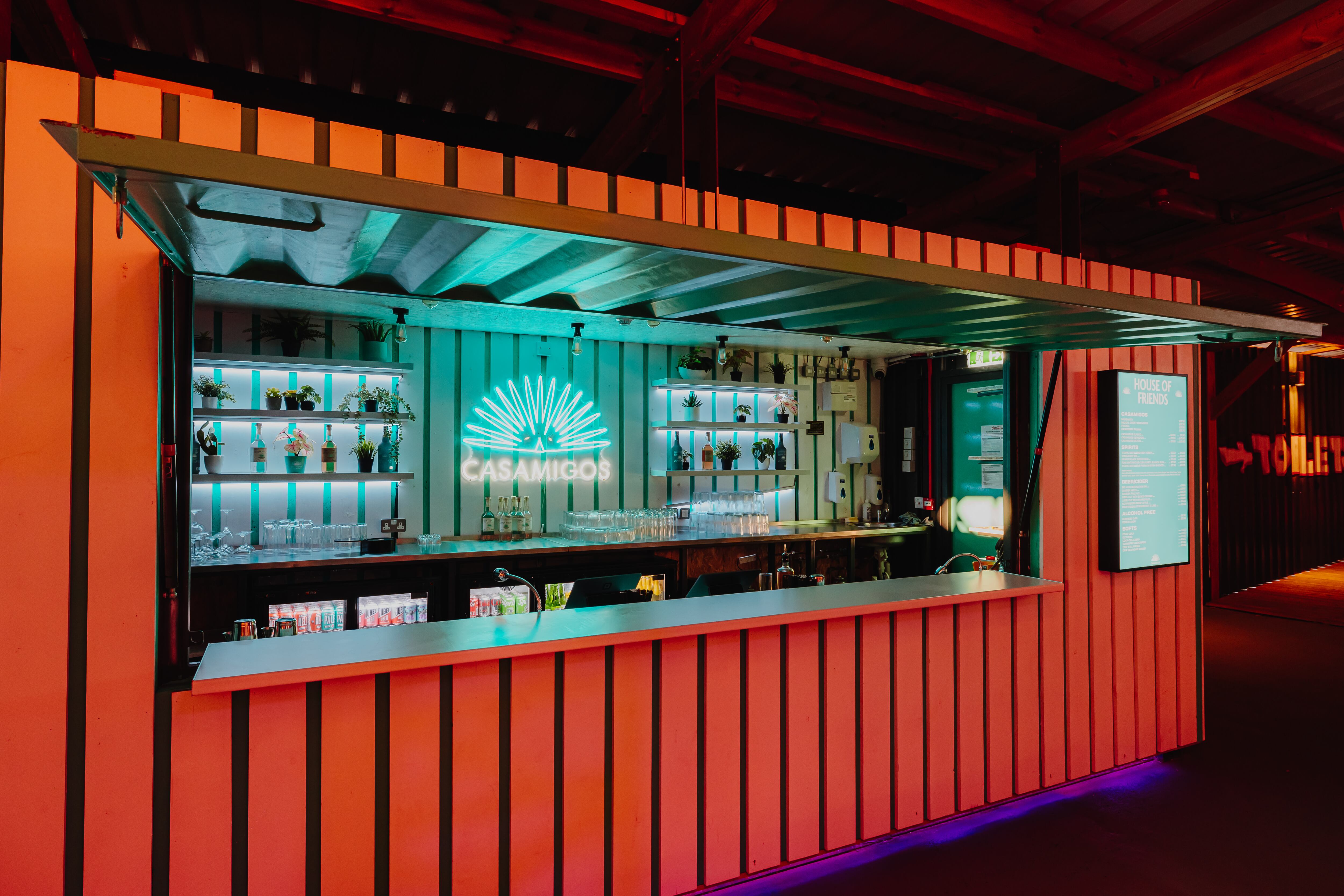 Casamigos bar at Freight Brixton