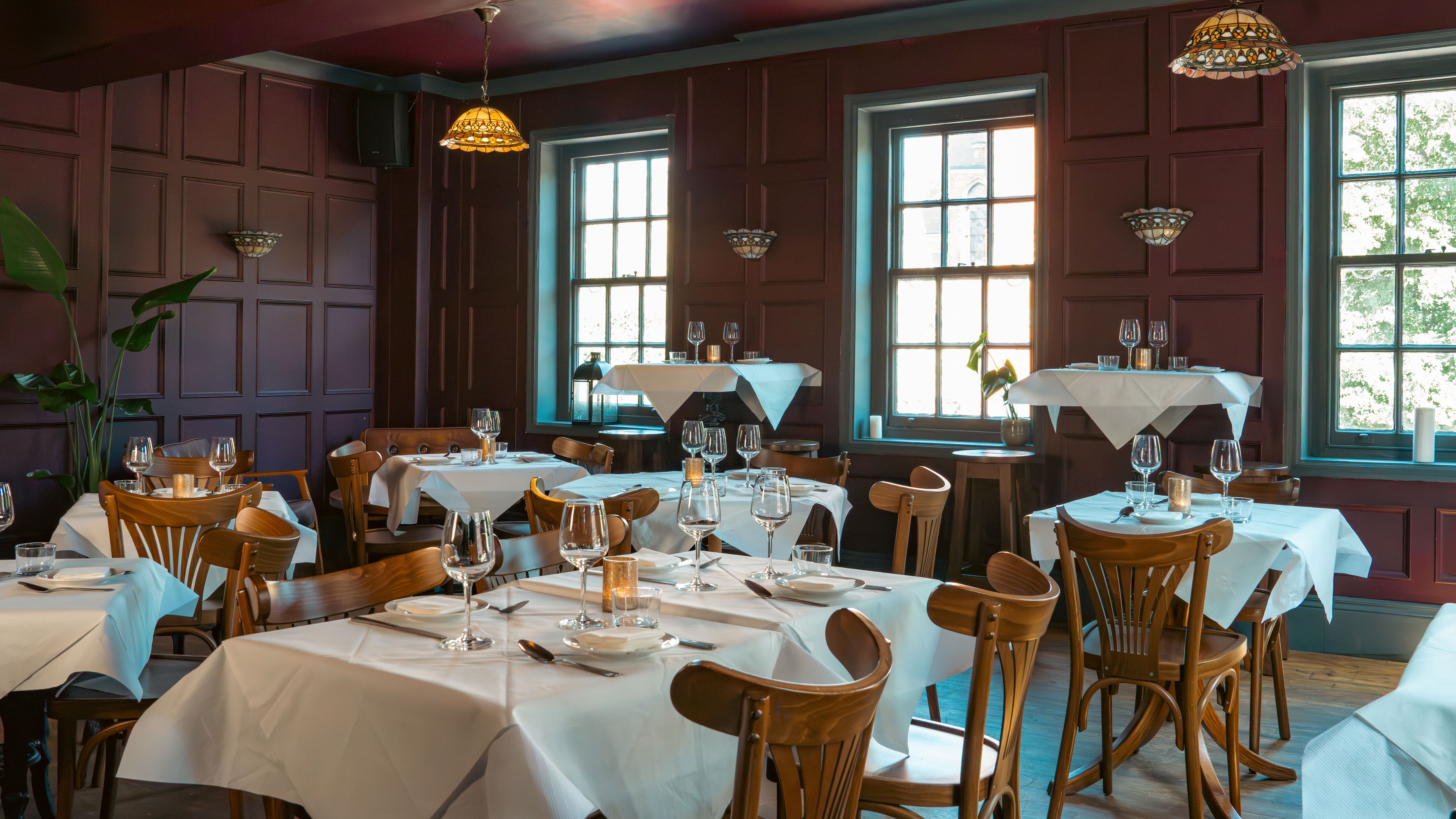 Interior dining room of Dante London