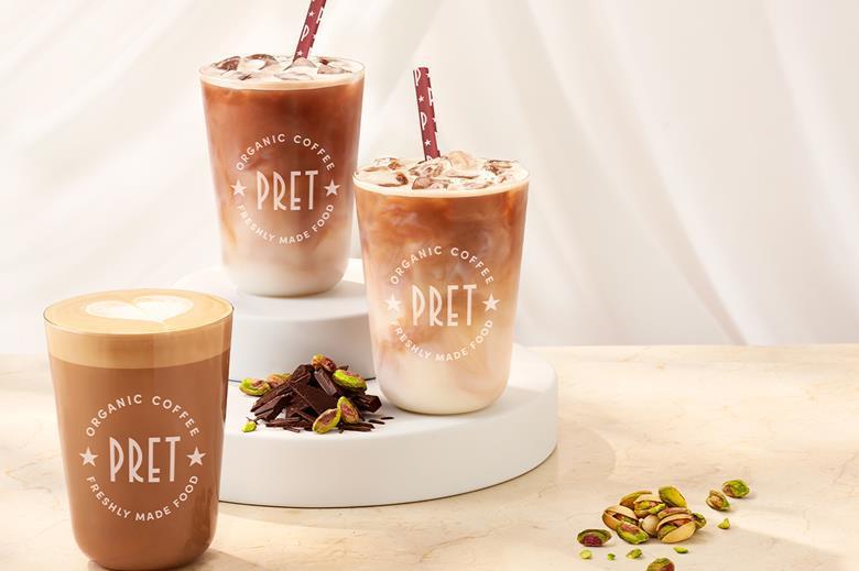 Pret's new summer menu drinks