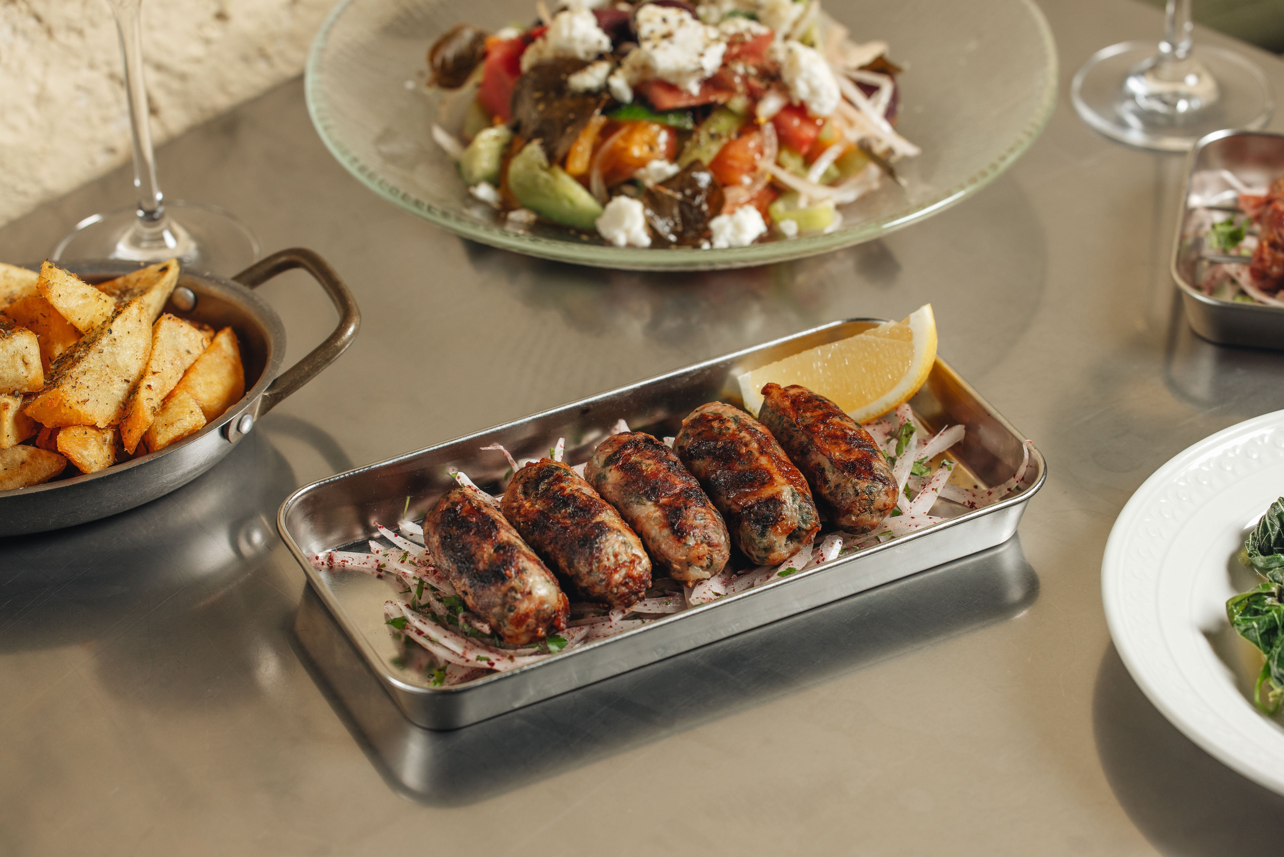 A range of Greek dishes at Zylia