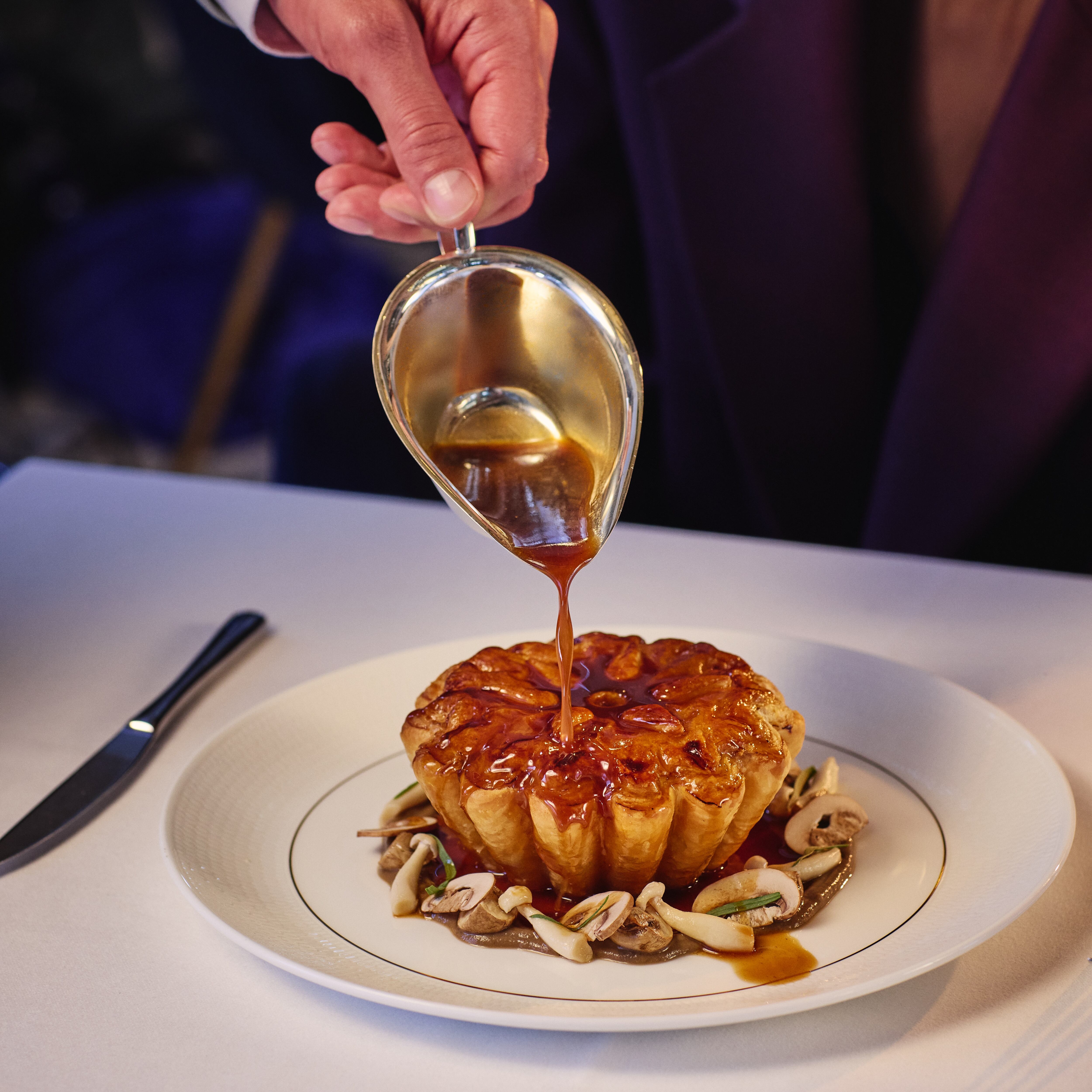 Harrods’s historic fourth floor restaurant The Georgian has been relaunched with self-styled pie master Calum Franklin overseeing the evening menu