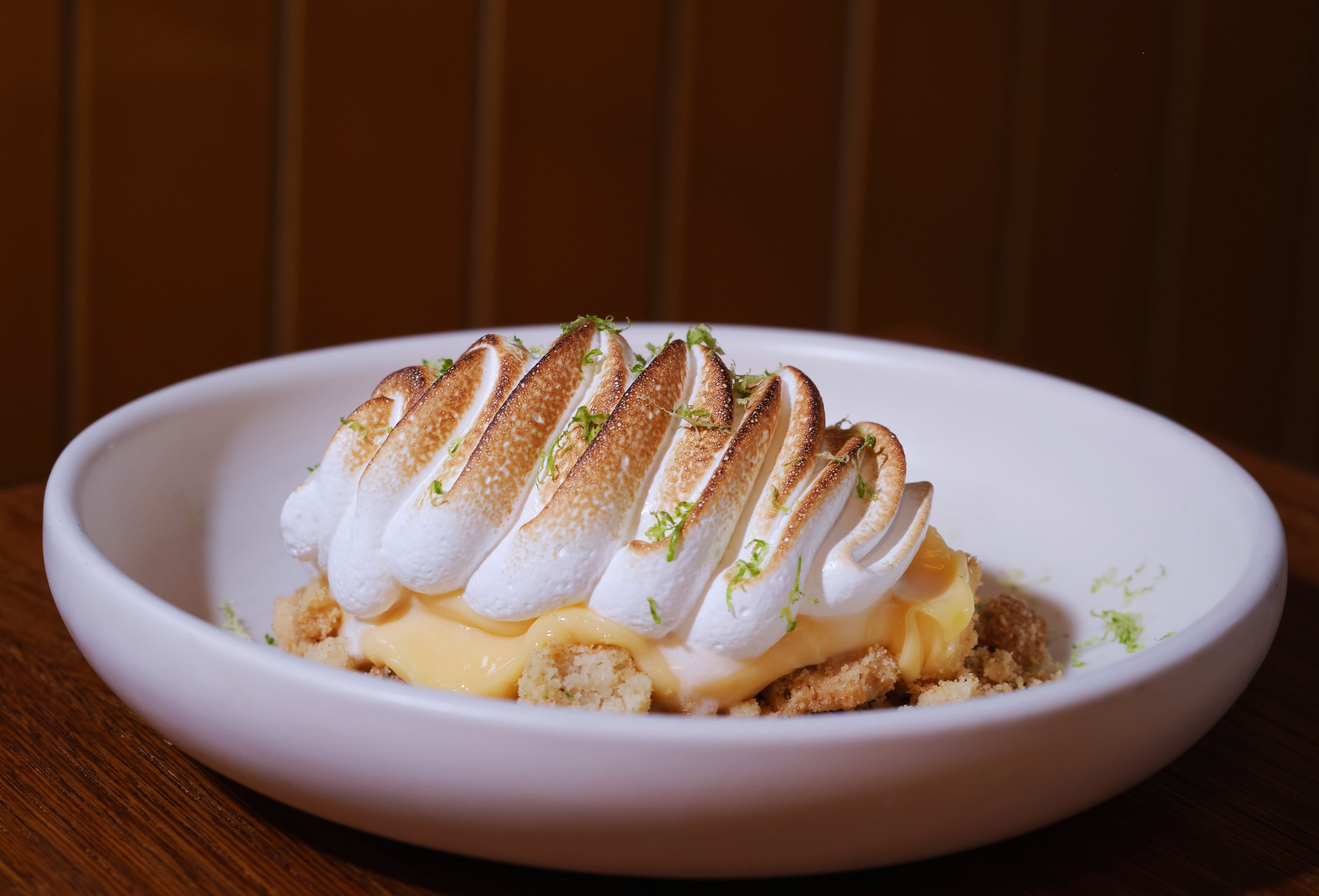 Amalfi lemon meringue pie at Motorino