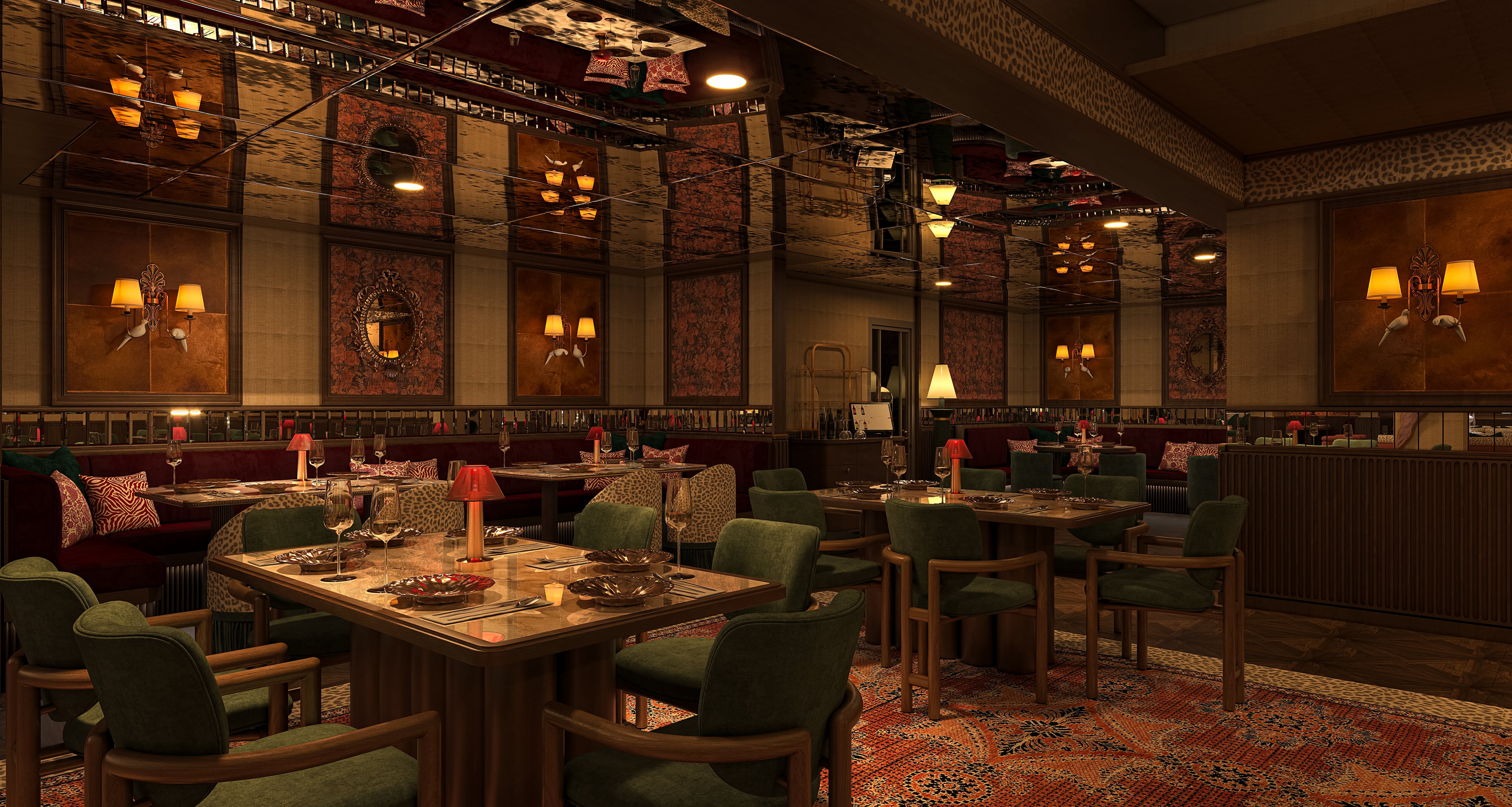 Bulbul Indian restaurant interior