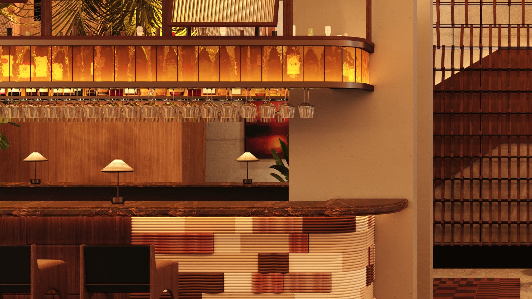 Japanese restaurant MITSU interior