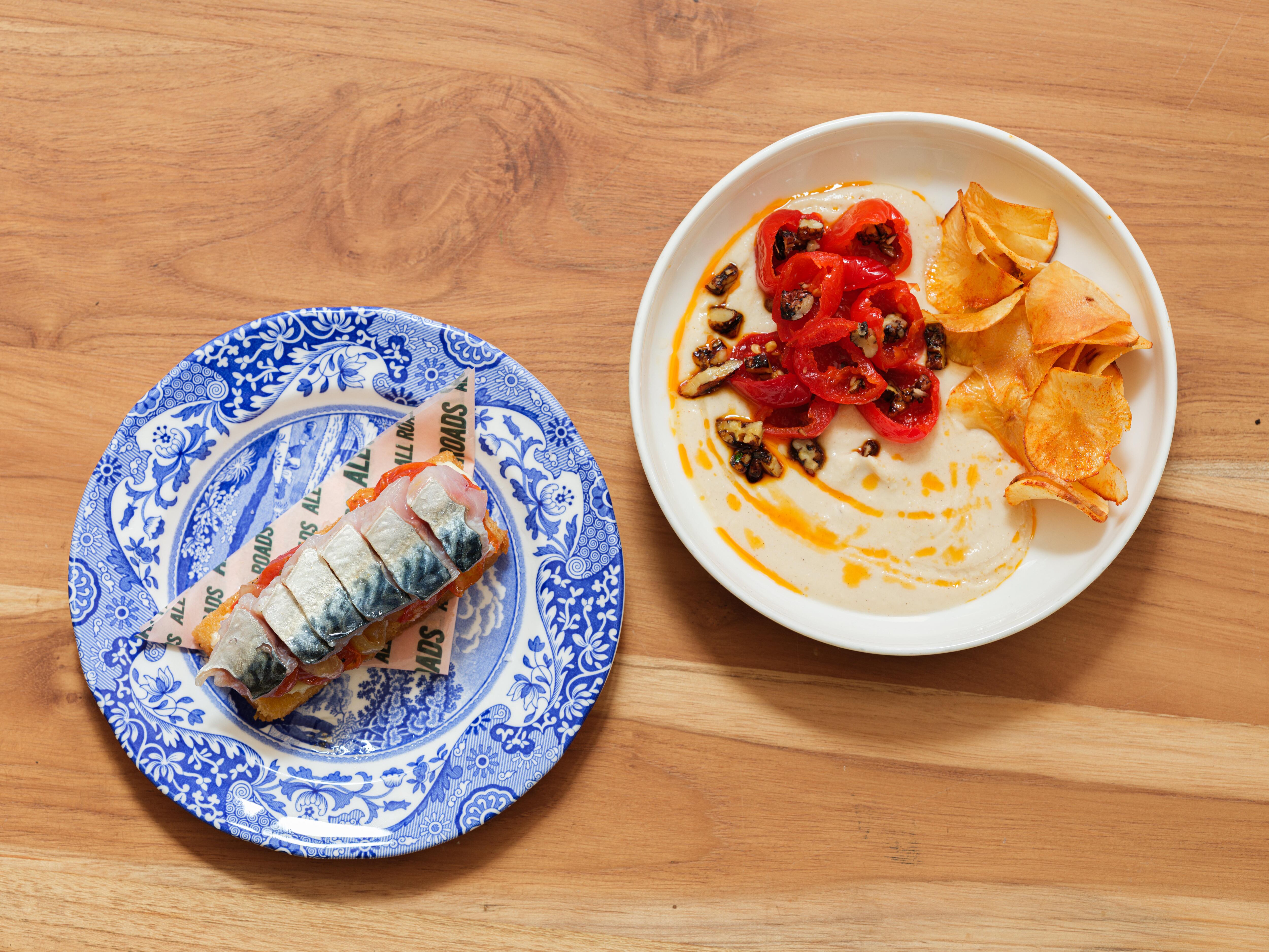 Dishes at All Roads in Brixton