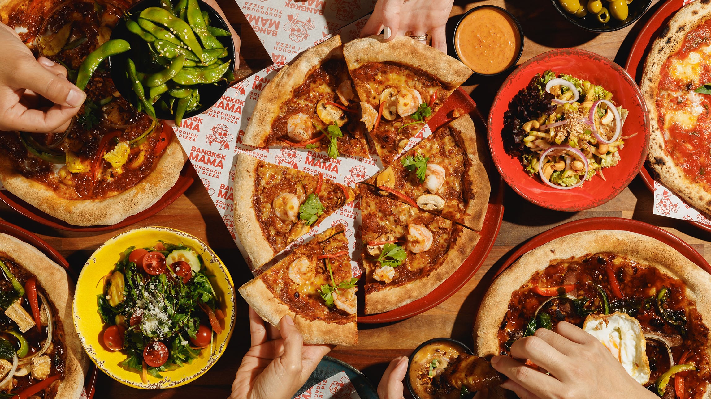 Bangkok Mama is billed as London's first Thai pizza brand