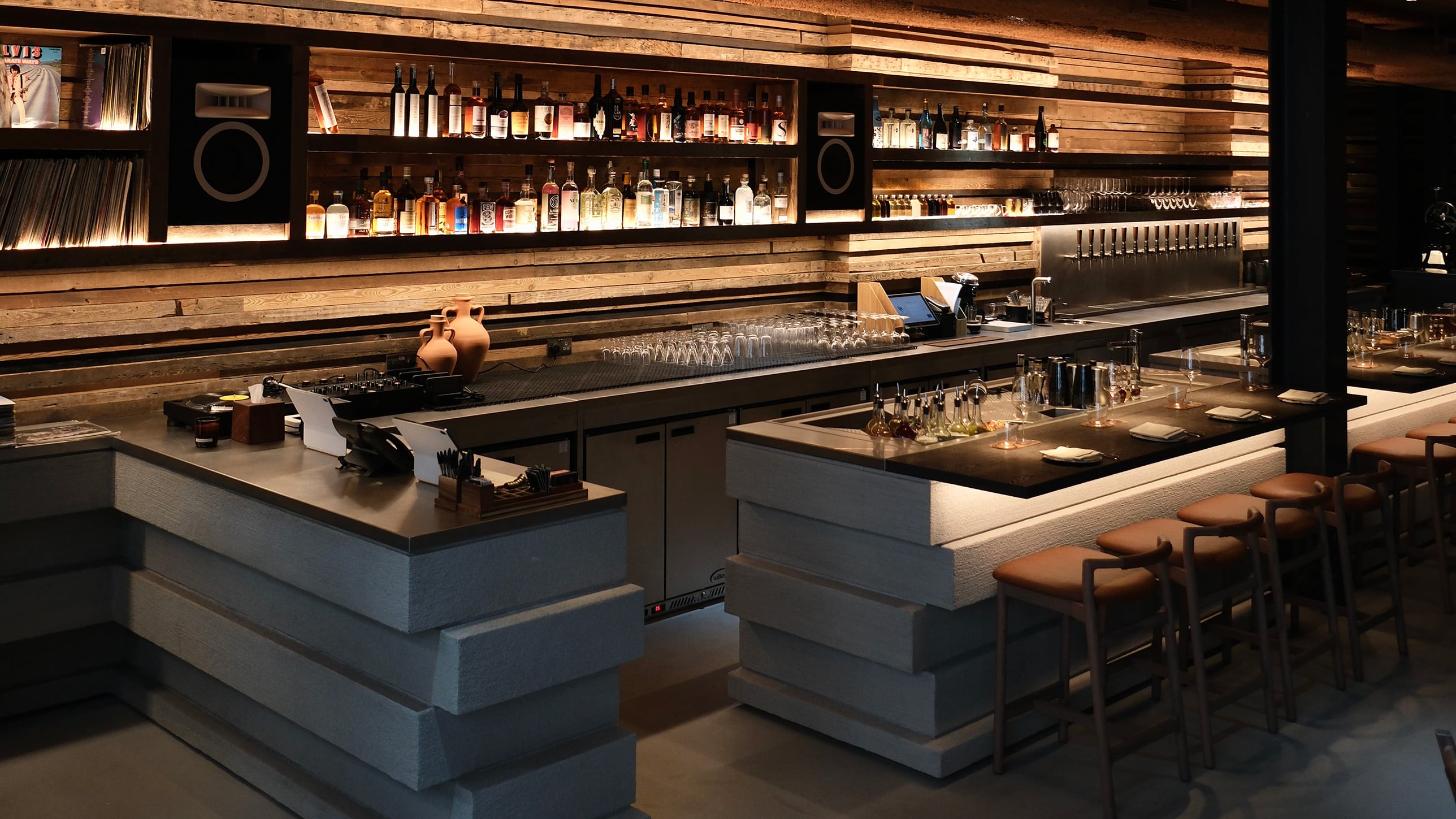 MOI features a high-spec sound system and a subterranean listening room