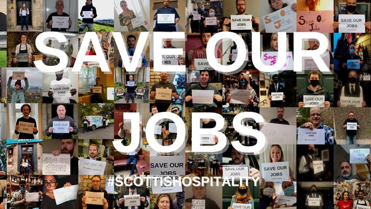 Scottish hospitality sector launches Save our Jobs campaign