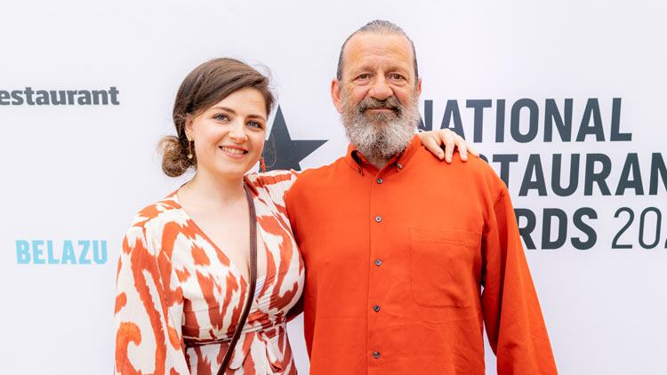 The Ledbury's April Lily Partridge with her father