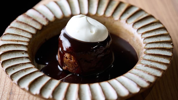 JÖRO's sticky toffee pudding