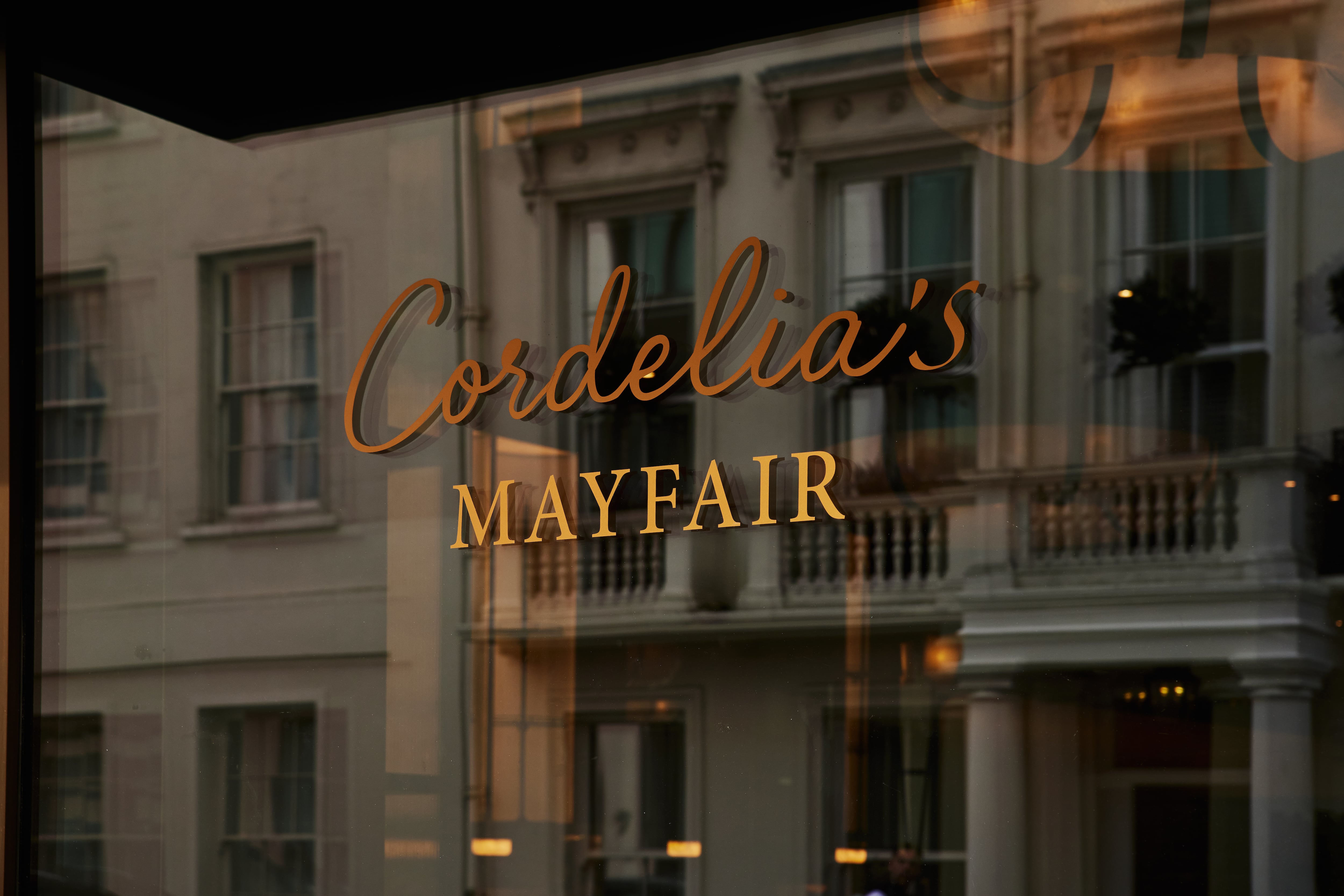 Cordelia's Mayfair exterior