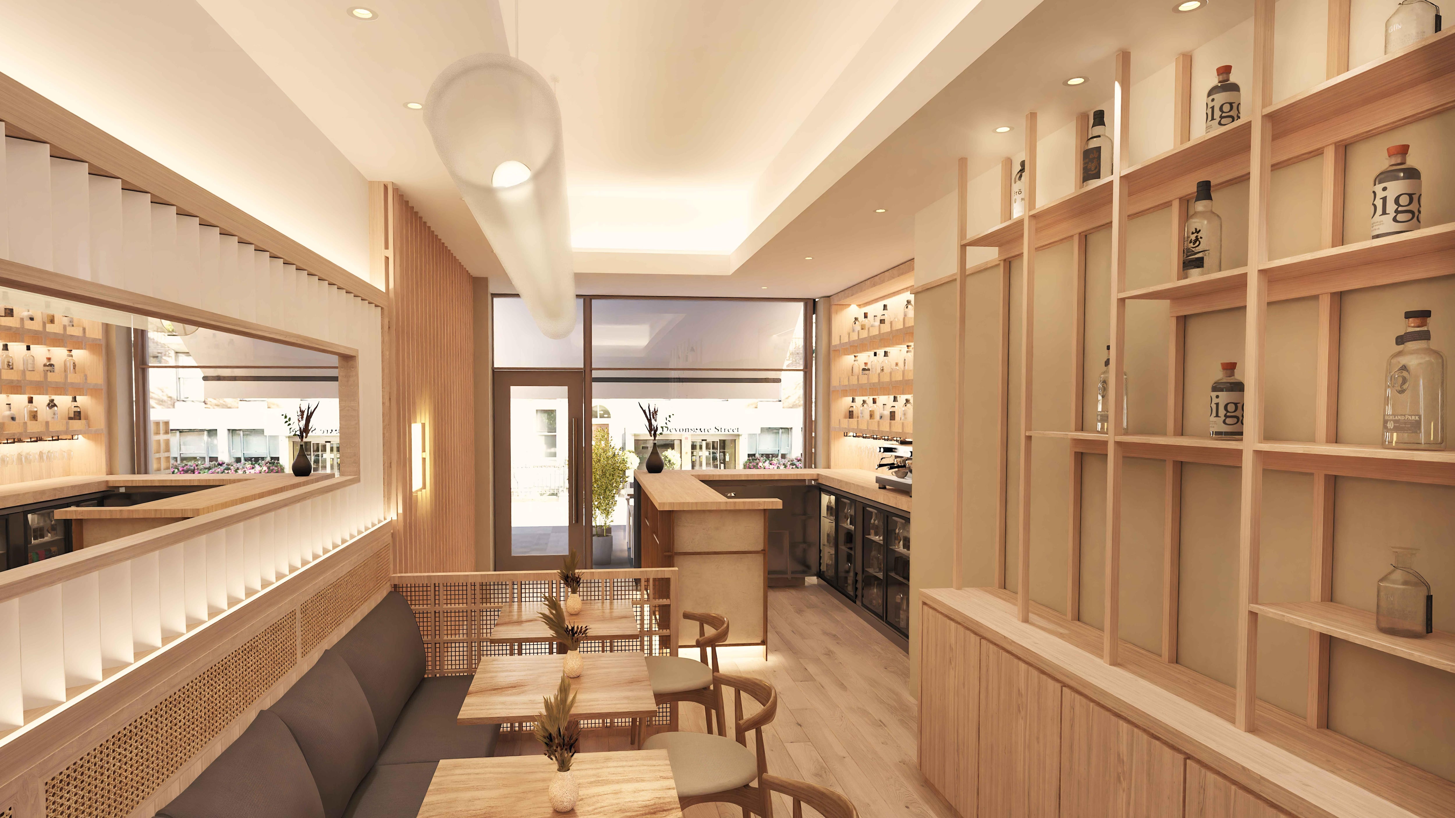 SUMI interior Notting Hill render