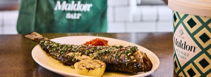 Maldon Salt press shot with Ben Tish