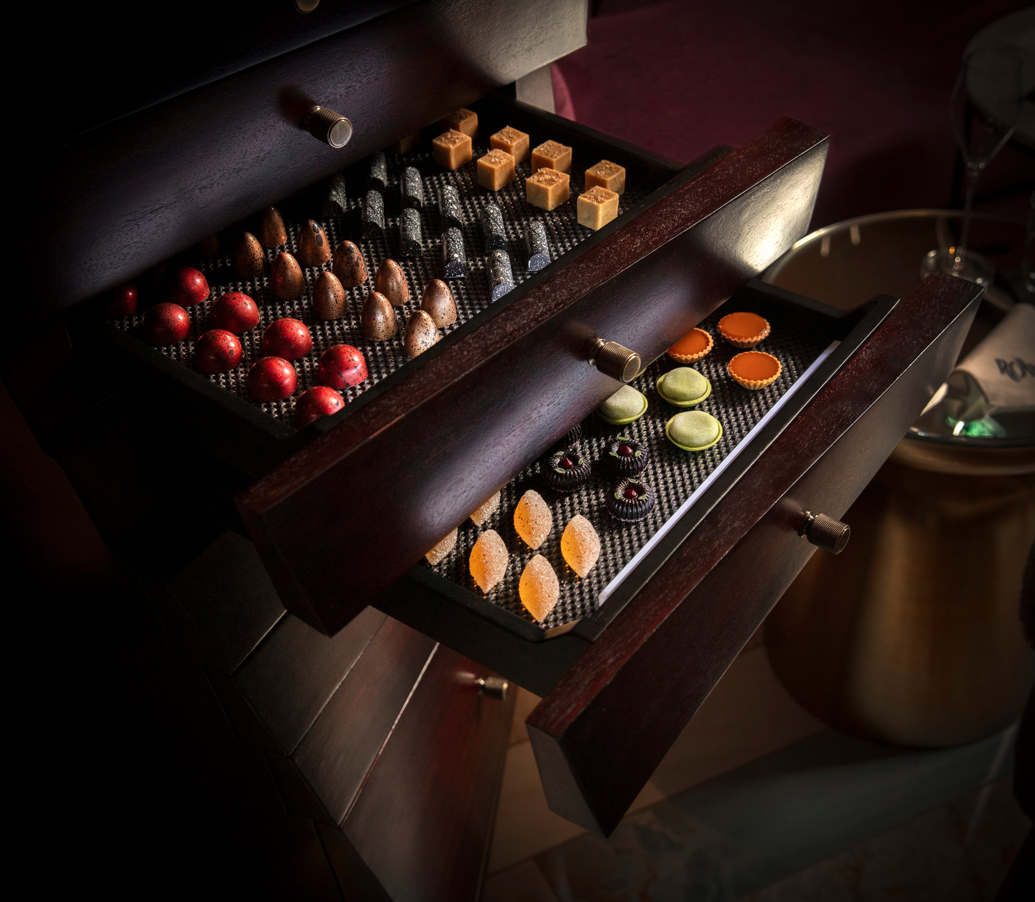 Row on 5's petits fours offer