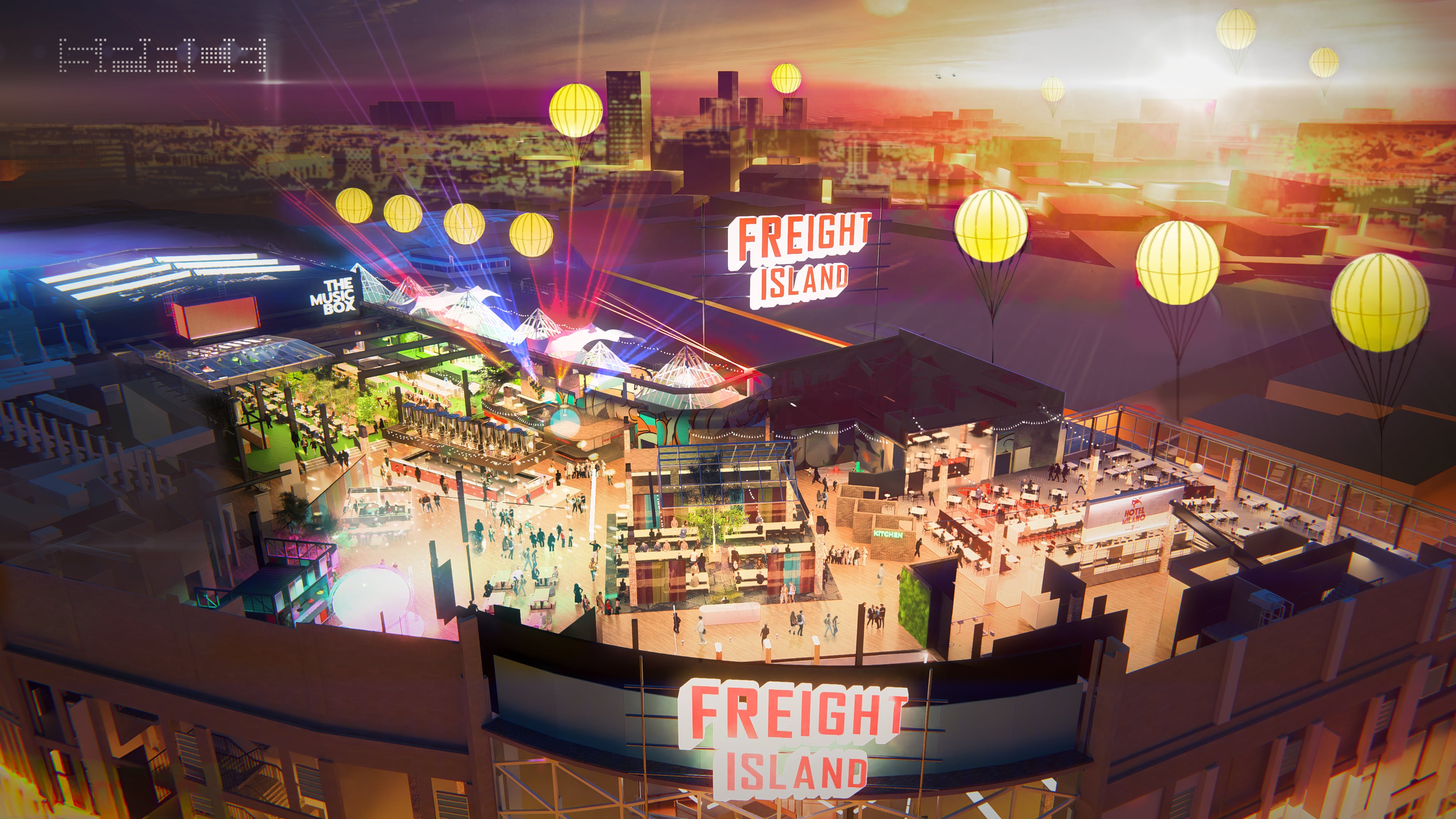 Freight Island to open UK’s largest city centre dining and entertainment venue in Newcastle