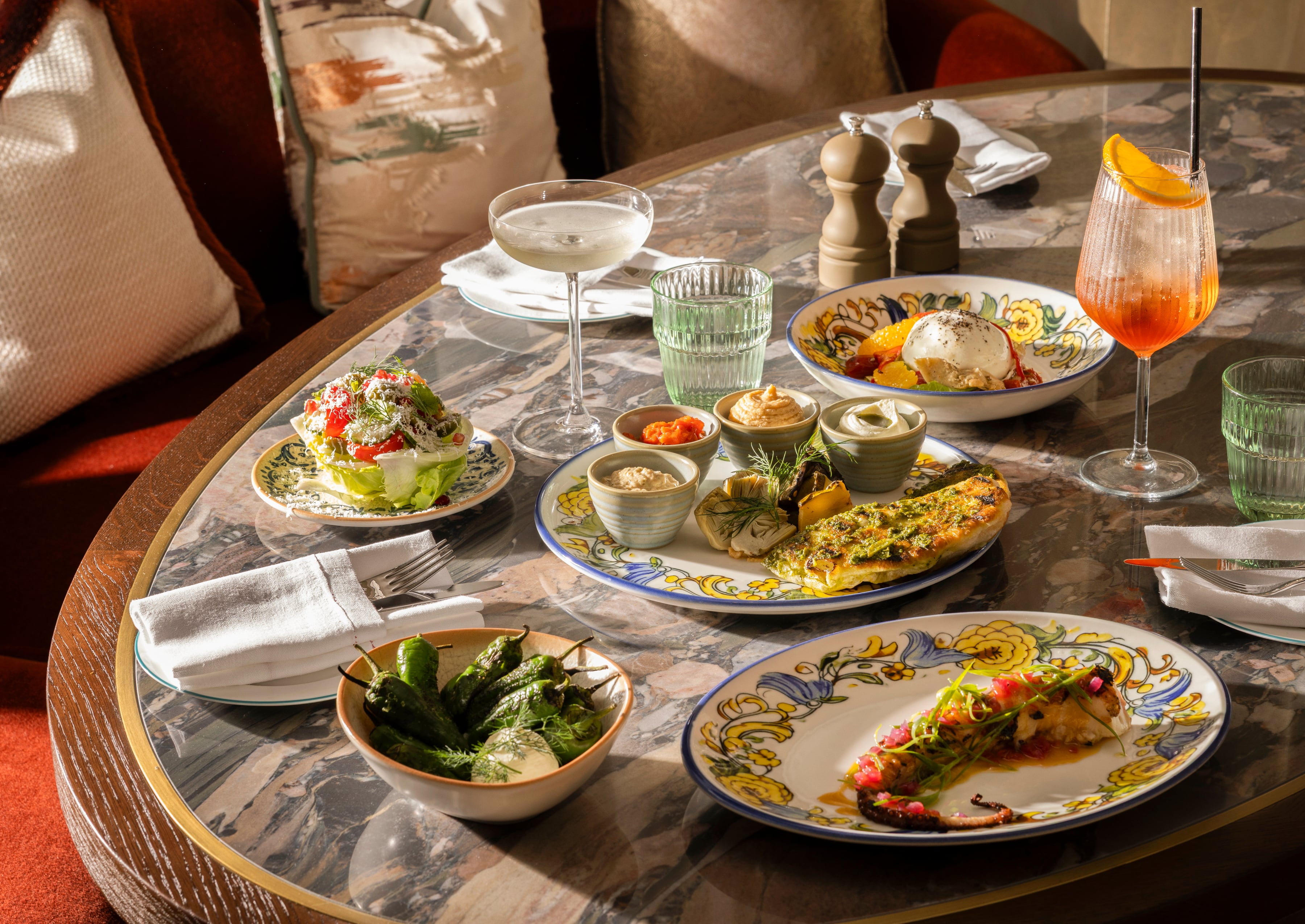 Pearl Mediterranean dishes