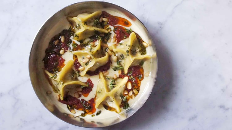 Chef masterclass: Selin Kiazim's beef and sour cherry manti