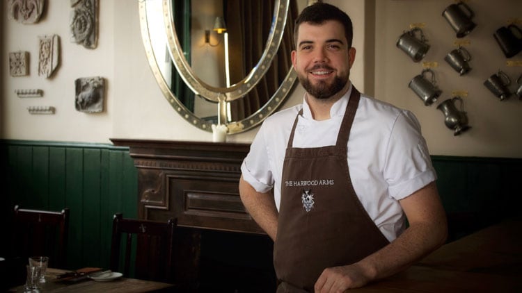Joshua Cutress named head chef at The Harwood Arms 
