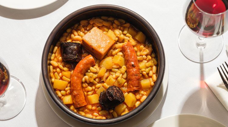 Fabada Asturiana at Bar Valette