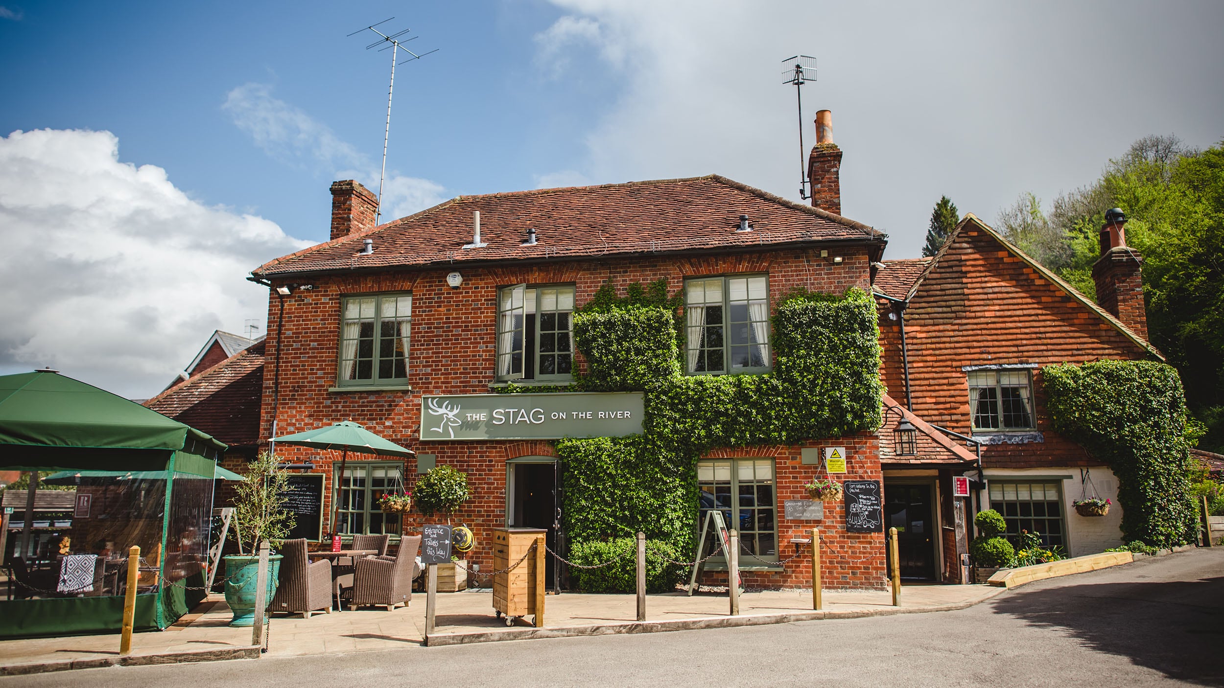 The Stag on the River in Surrey is one of the four pubs