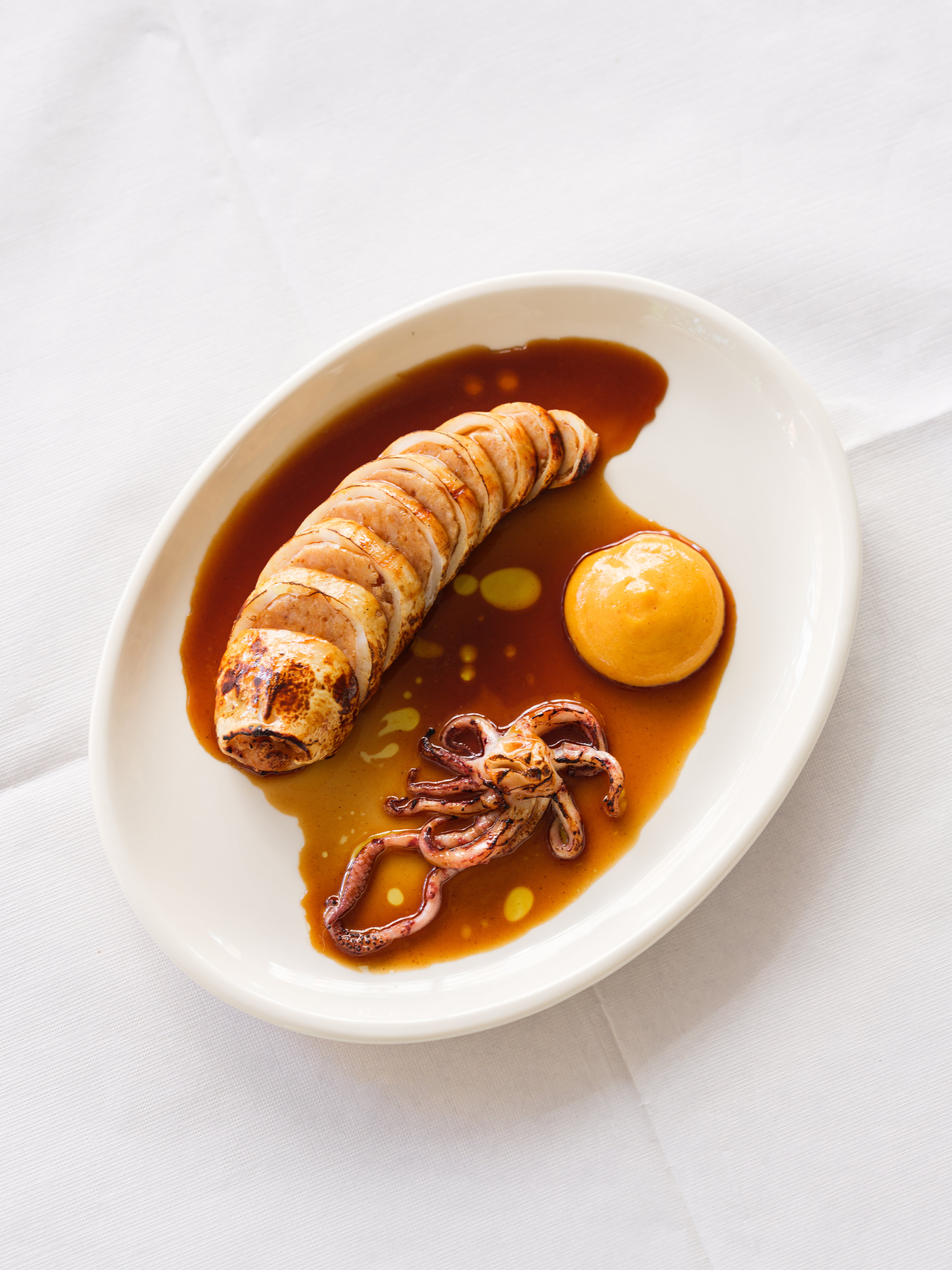 Vesper's stuffed squid