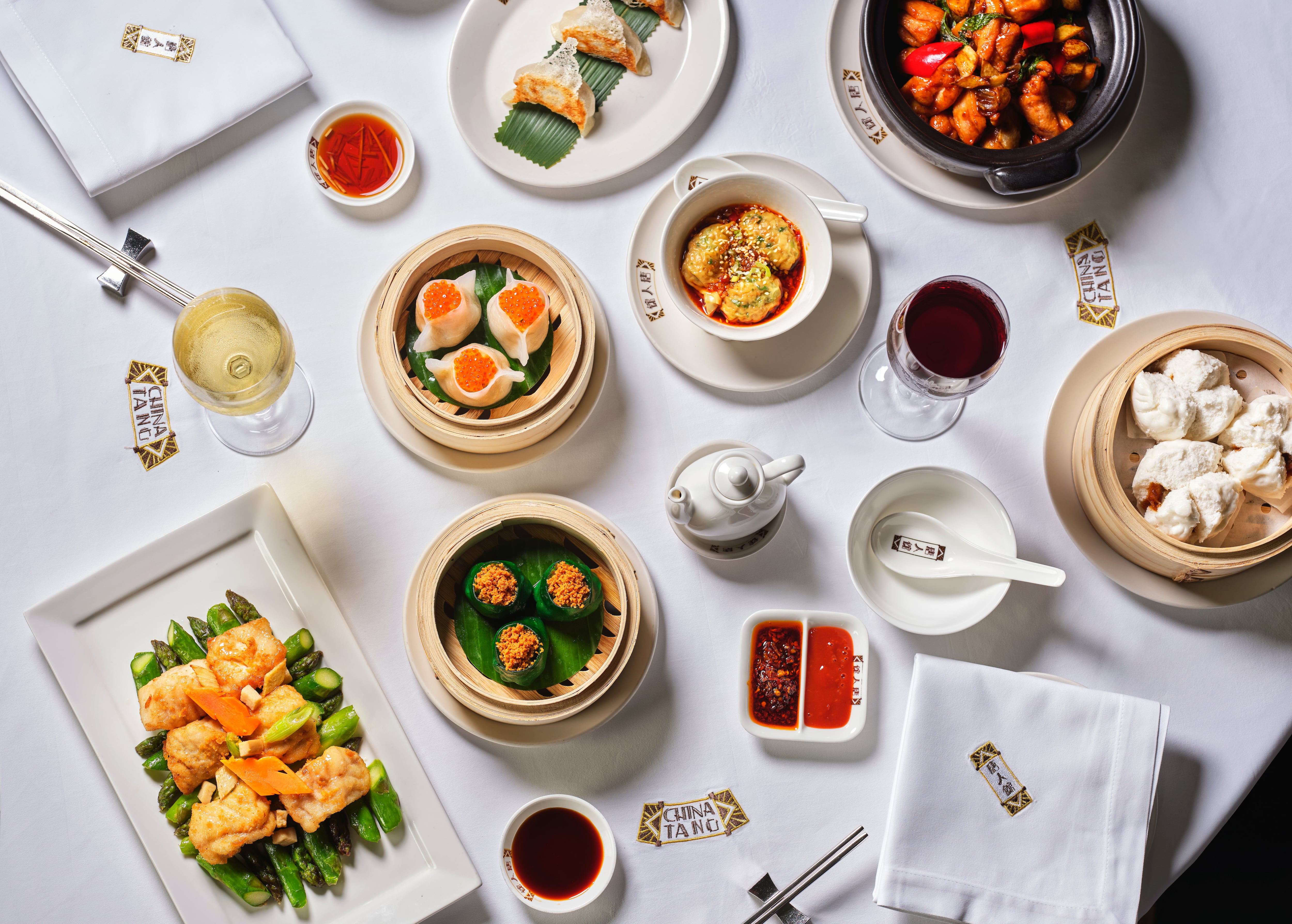 A selection of dishes at China Tang