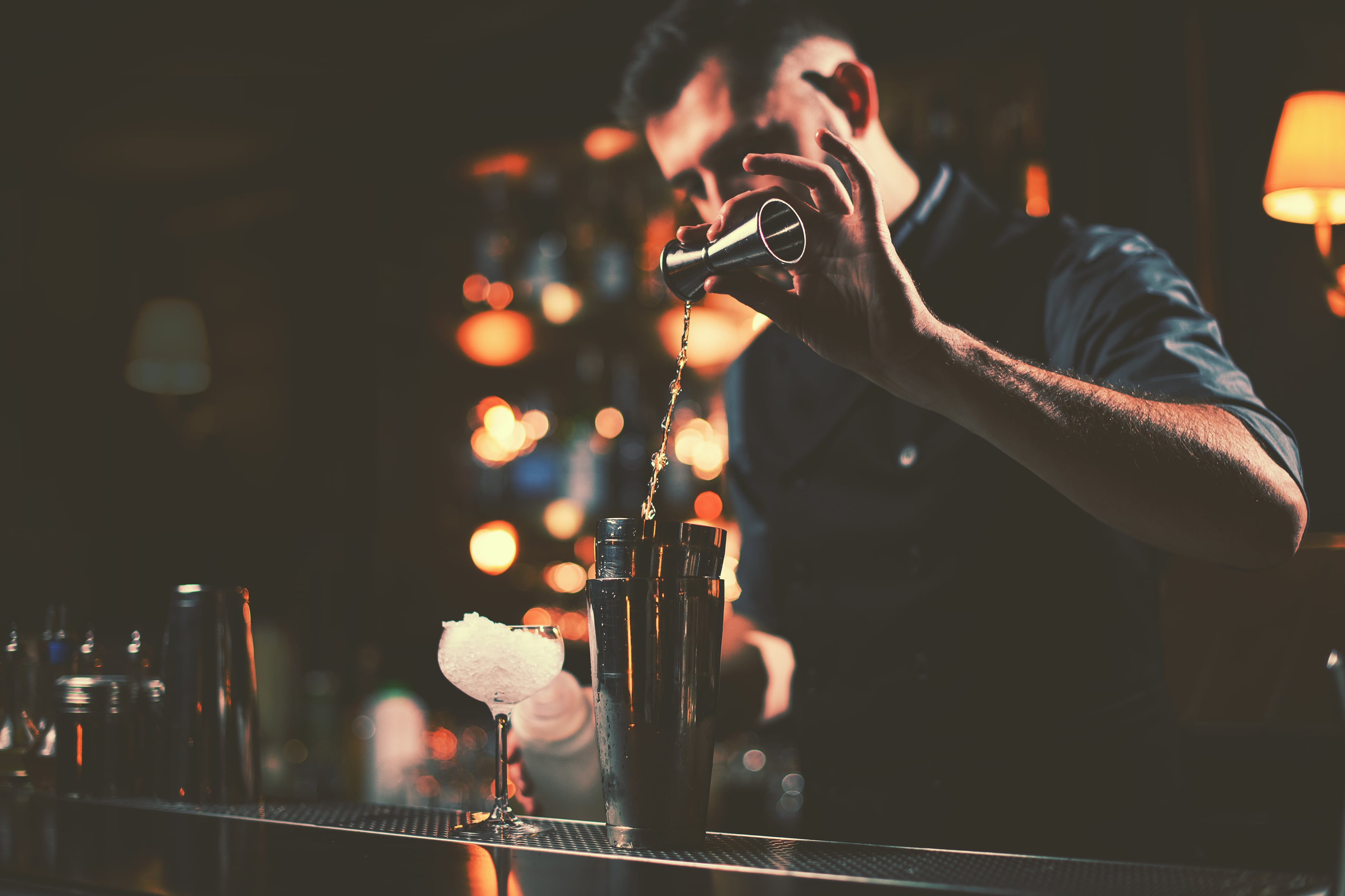 Male bartender