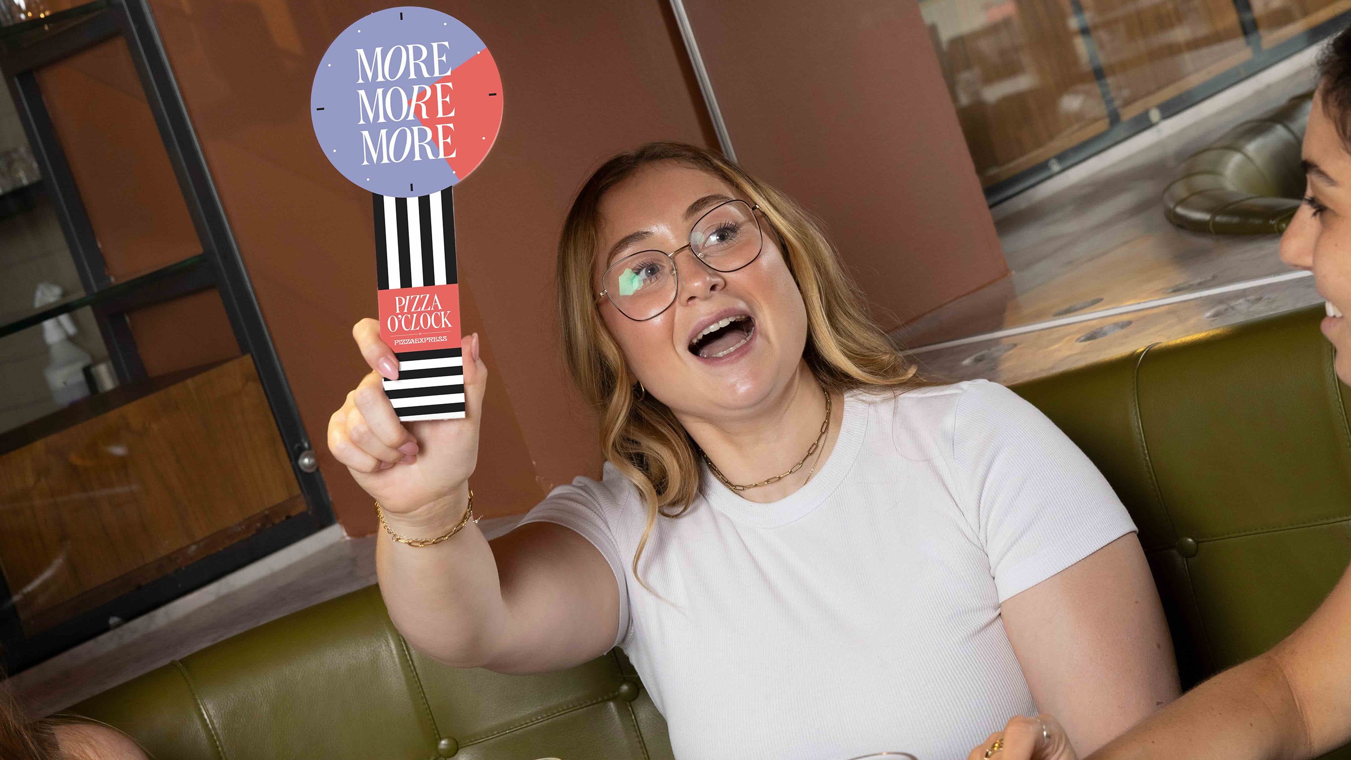 Pizza Express' first ever bottomless offer sees guests raise a paddle to request more pizza